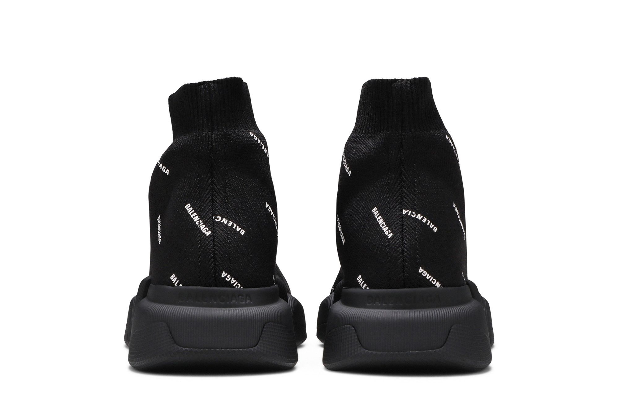 Balenciaga Wmns Speed 2.0 Sneaker 'Allover Logo - Black' - 6