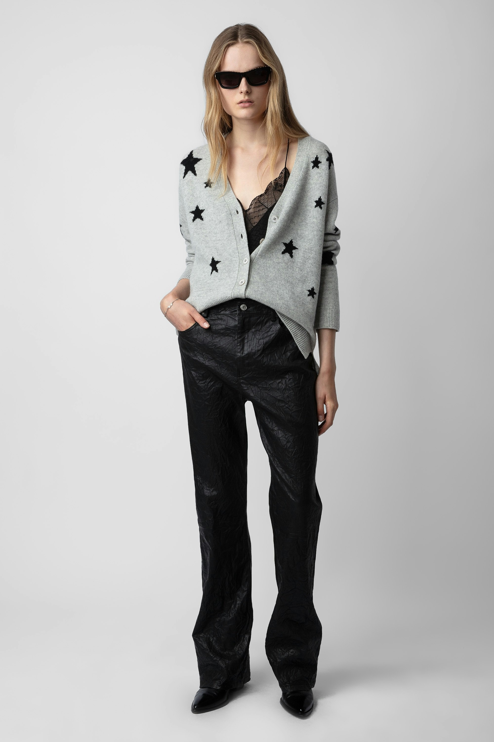 Mirka Stars Cashmere Cardigan - 5