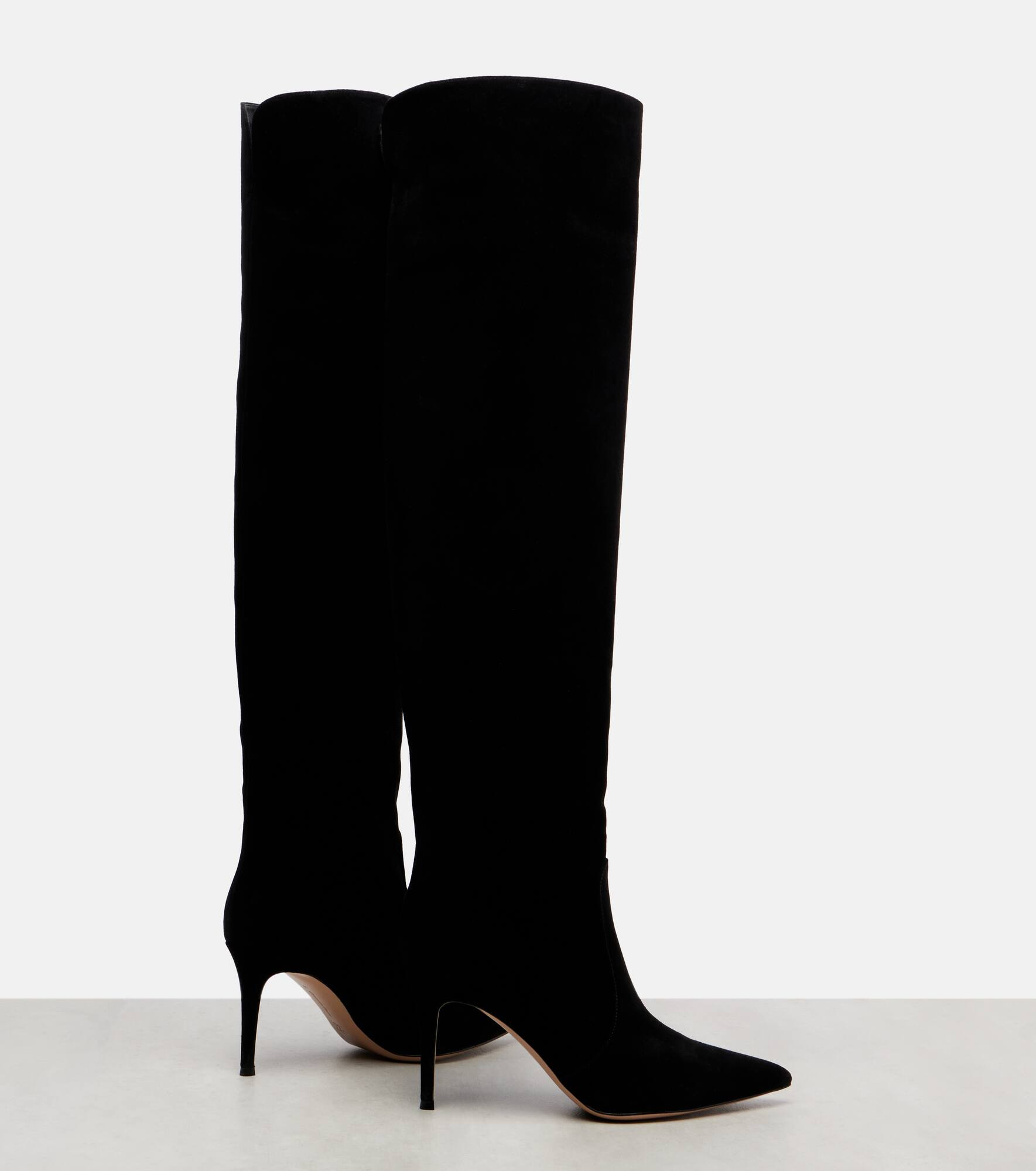 Hansen 85 suede knee-high boots - 5