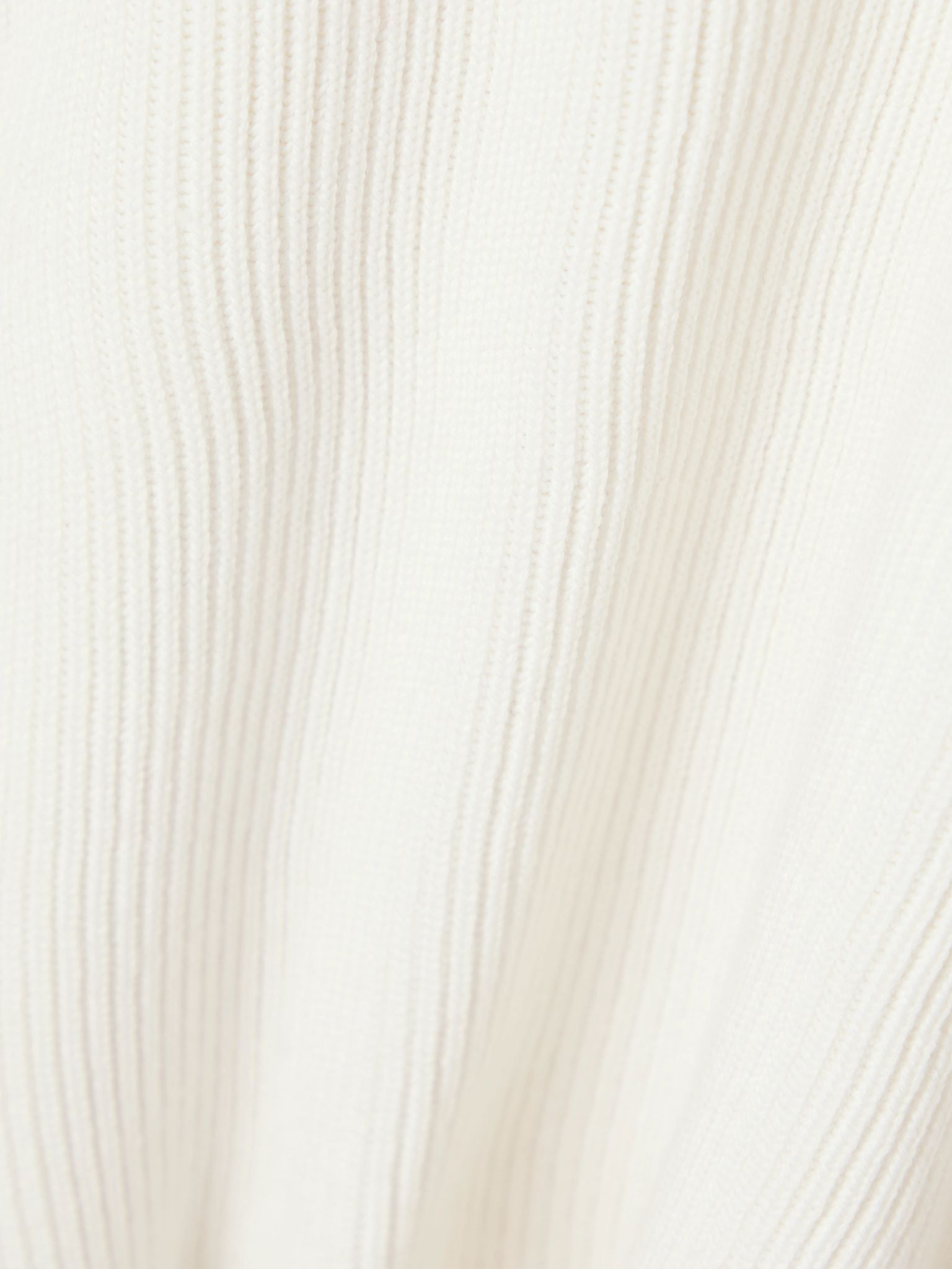 Hooded cropped ribbed wool-blend sweater White - 5