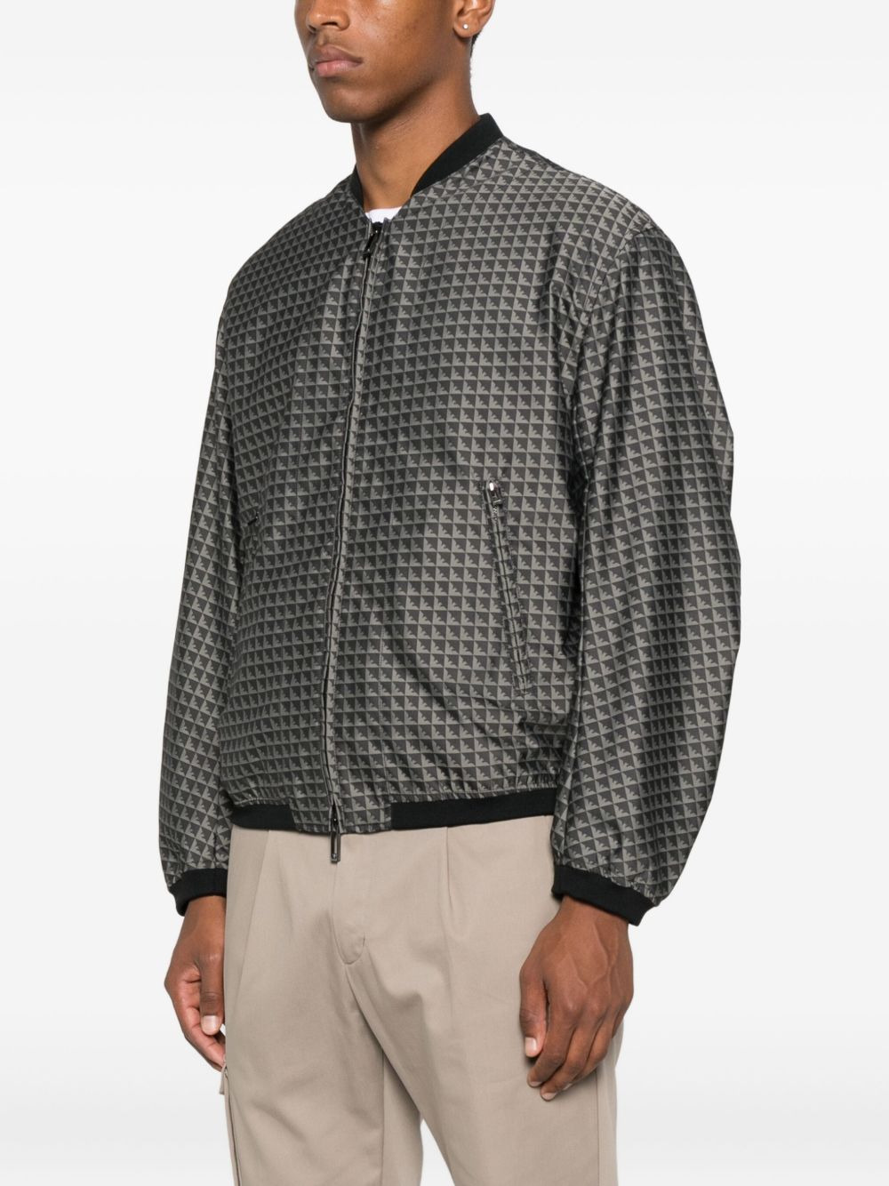 Allover Logo Bomber Jacket - 3