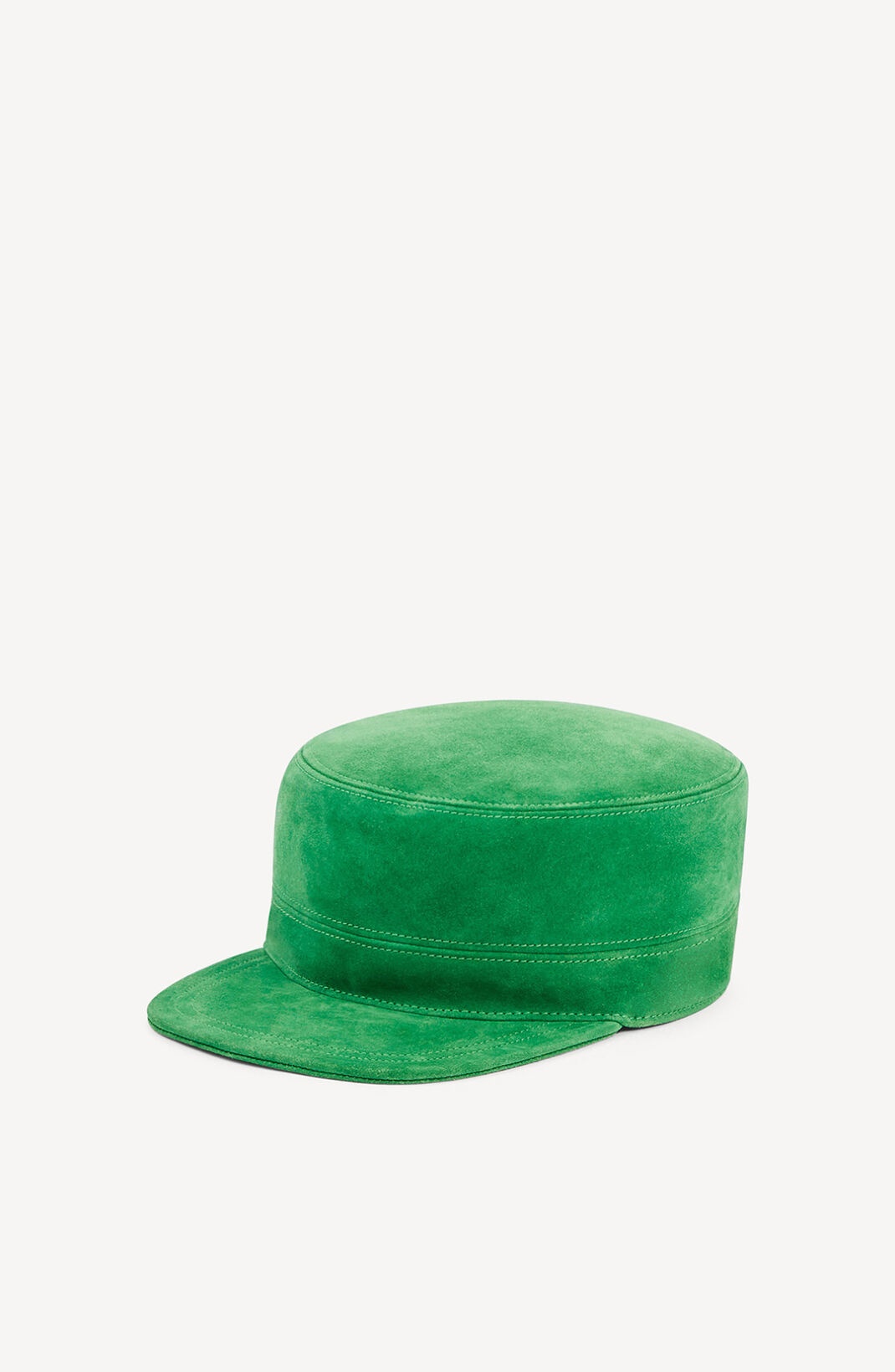 Suede leather cap - 1