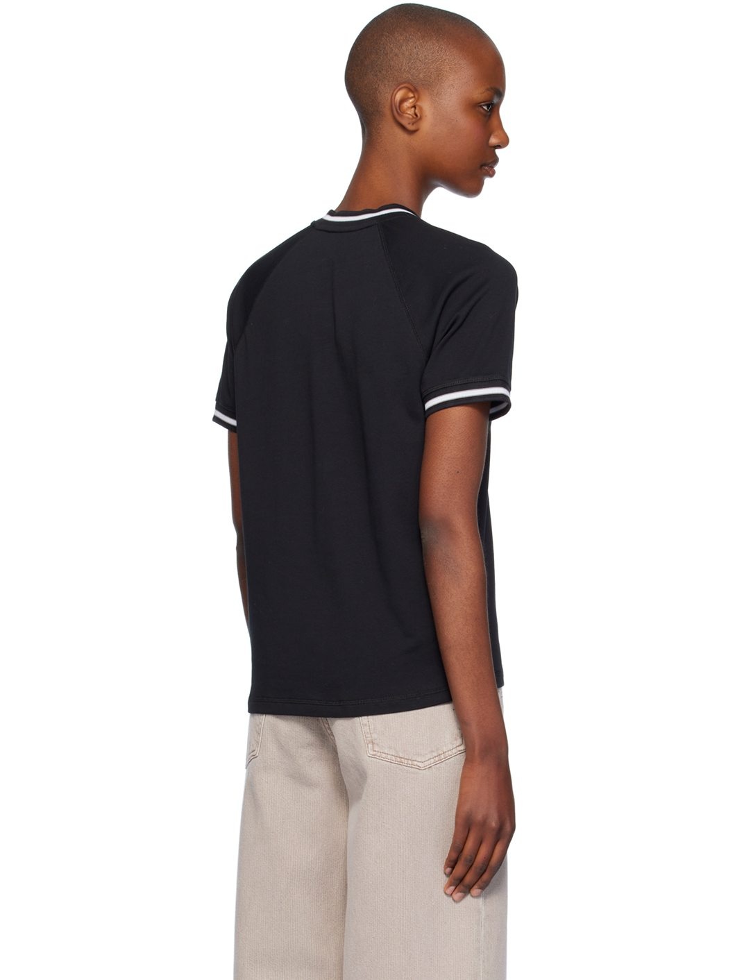 Black Flash Fox Raglan T-shirt - 3