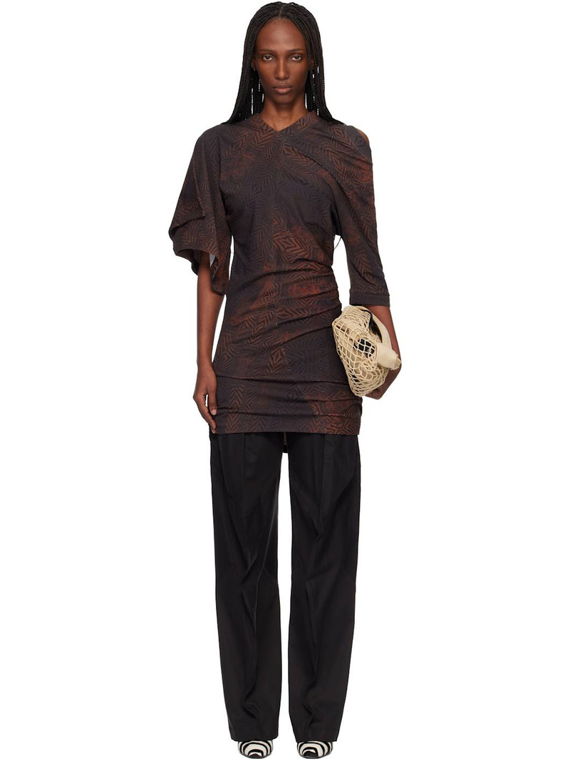 Brown Florella Midi Dress 1