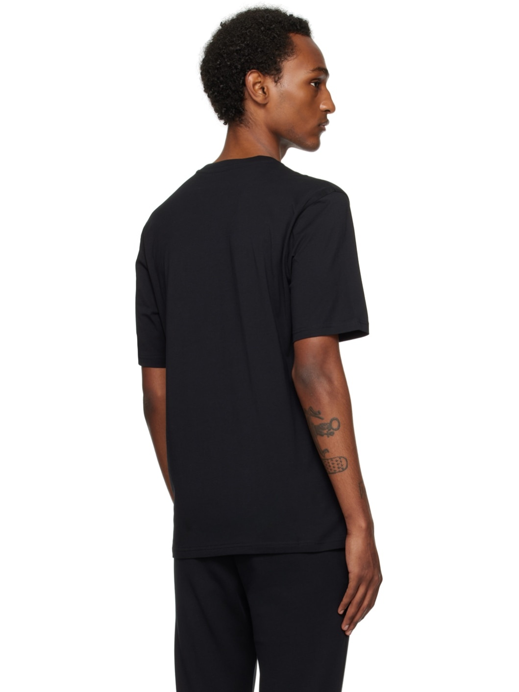 Black Teddy Mesh T-Shirt - 3