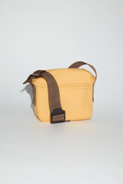 Acne Studios Mini messenger bag - Yellow/brown outlook