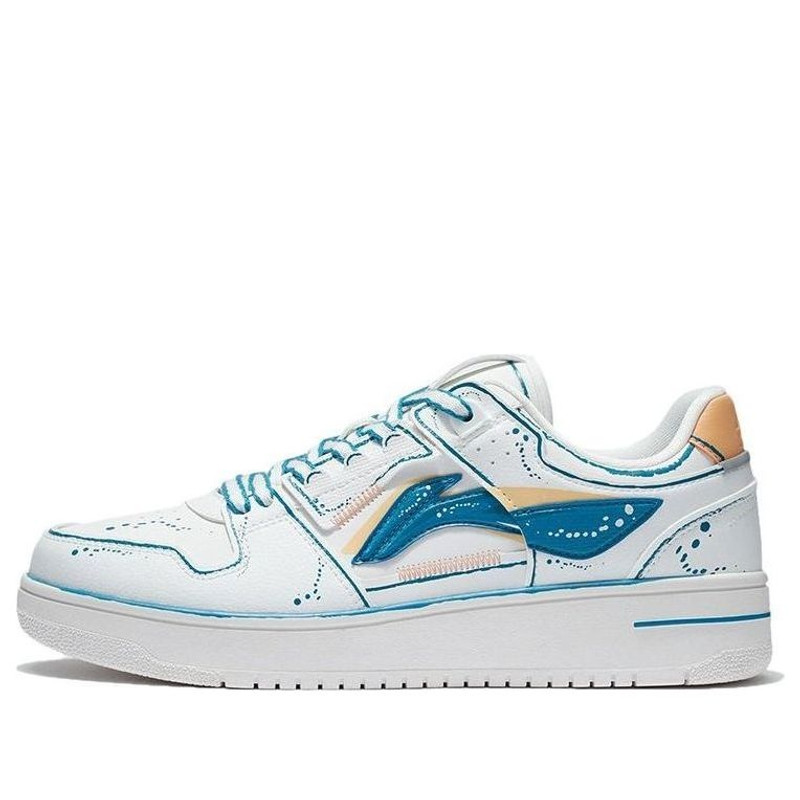 Li-Ning Tianji Skate Shoes 'White Blue' AGCT375-1 - 1