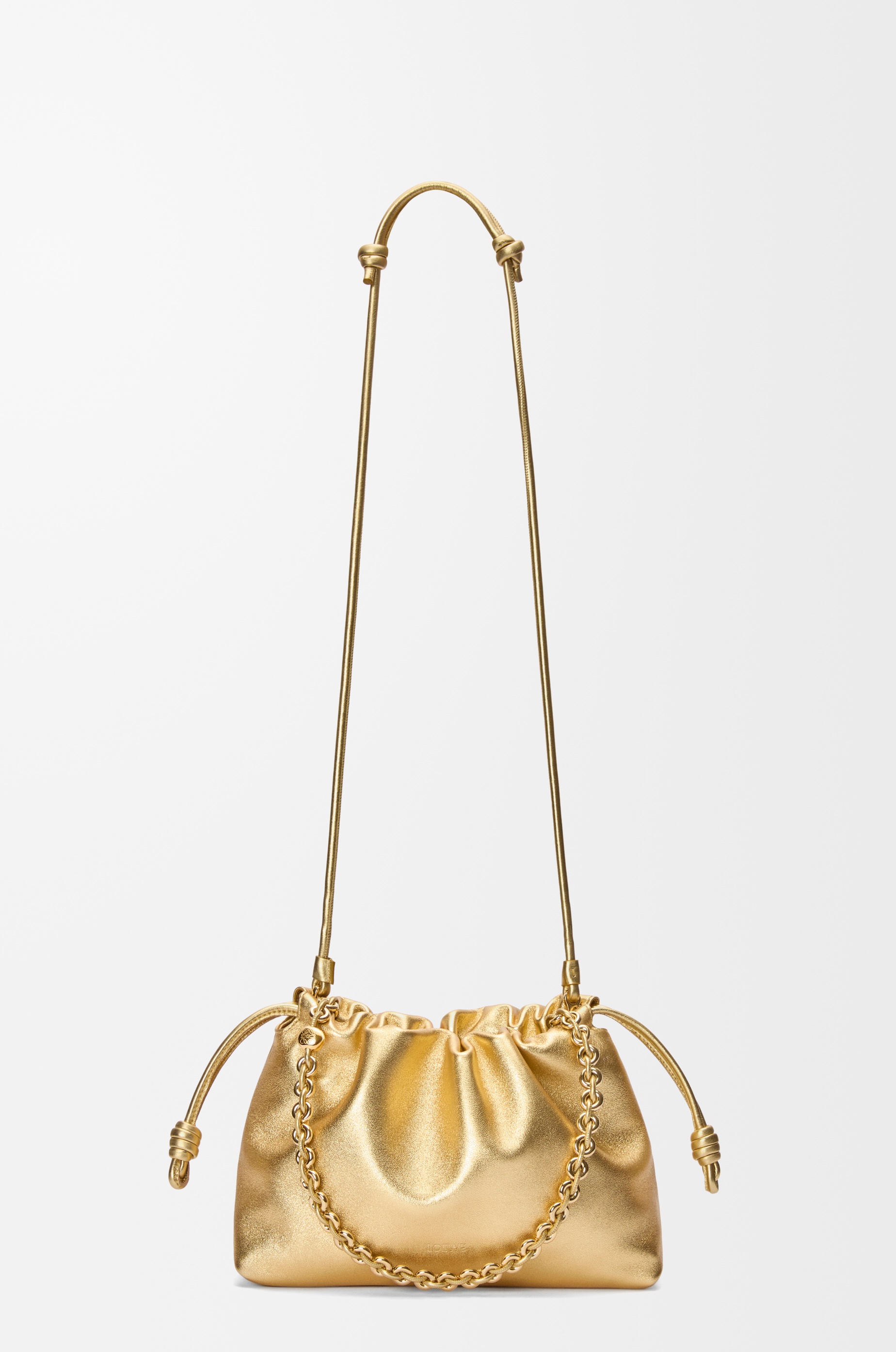 Medium Flamenco purse in laminated lambskin - 9