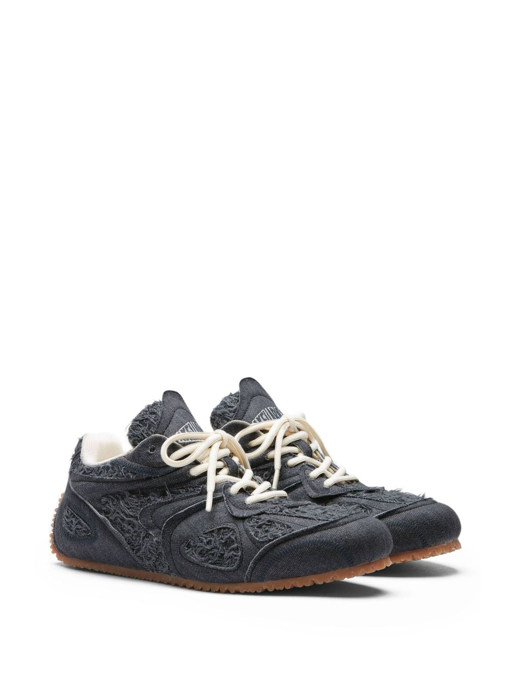 Slow Runner frayed-denim sneakers - 2