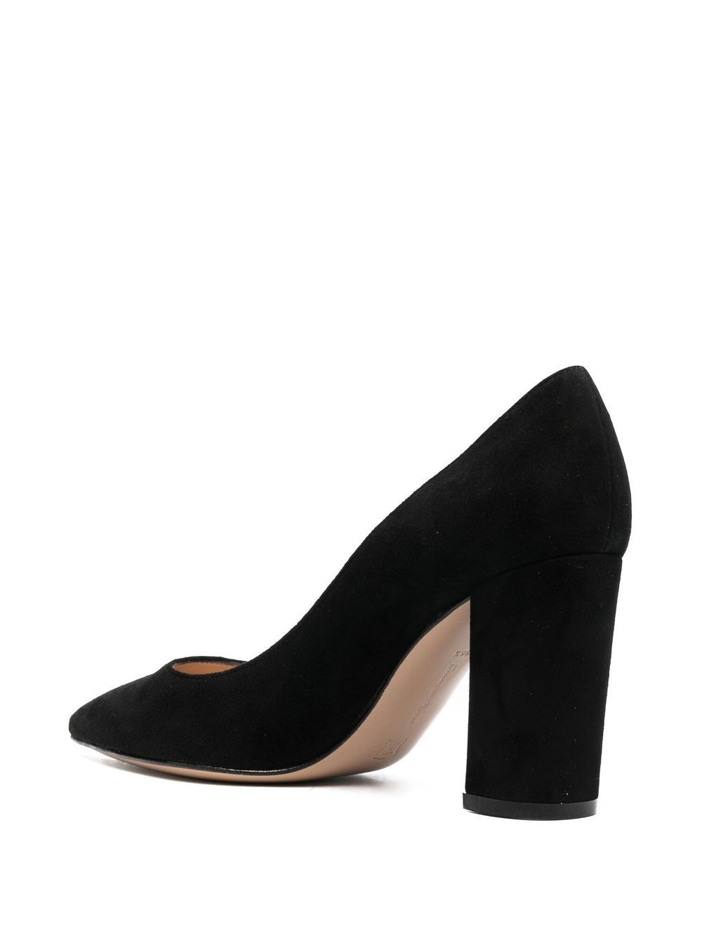 85mm Piper pointed block-heel pumps - 3