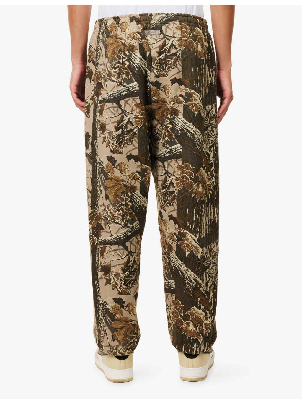 Relaxed-Fit Graphic-Print Cotton Jogging Bottoms - 4