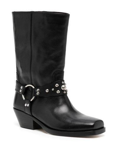 Isabel Marant 45mm leather boots outlook