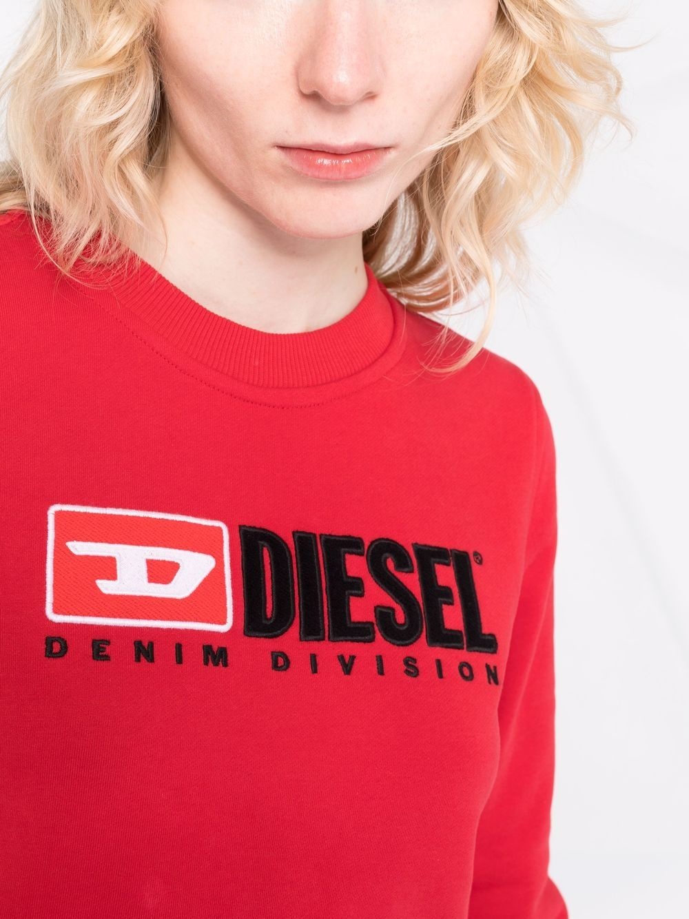 logo-print cotton sweatshirt - 5