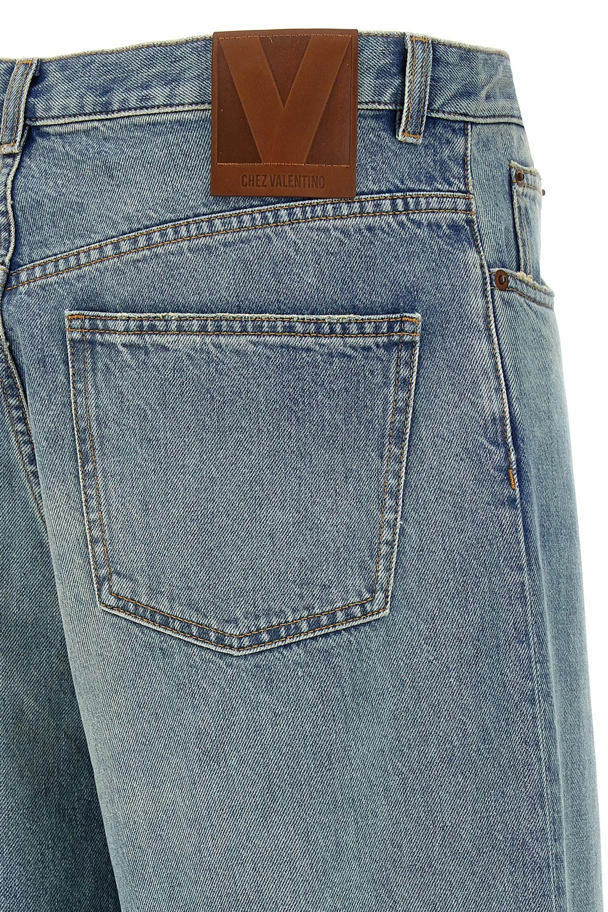 Valentino Garavani jacquard jeans - 4