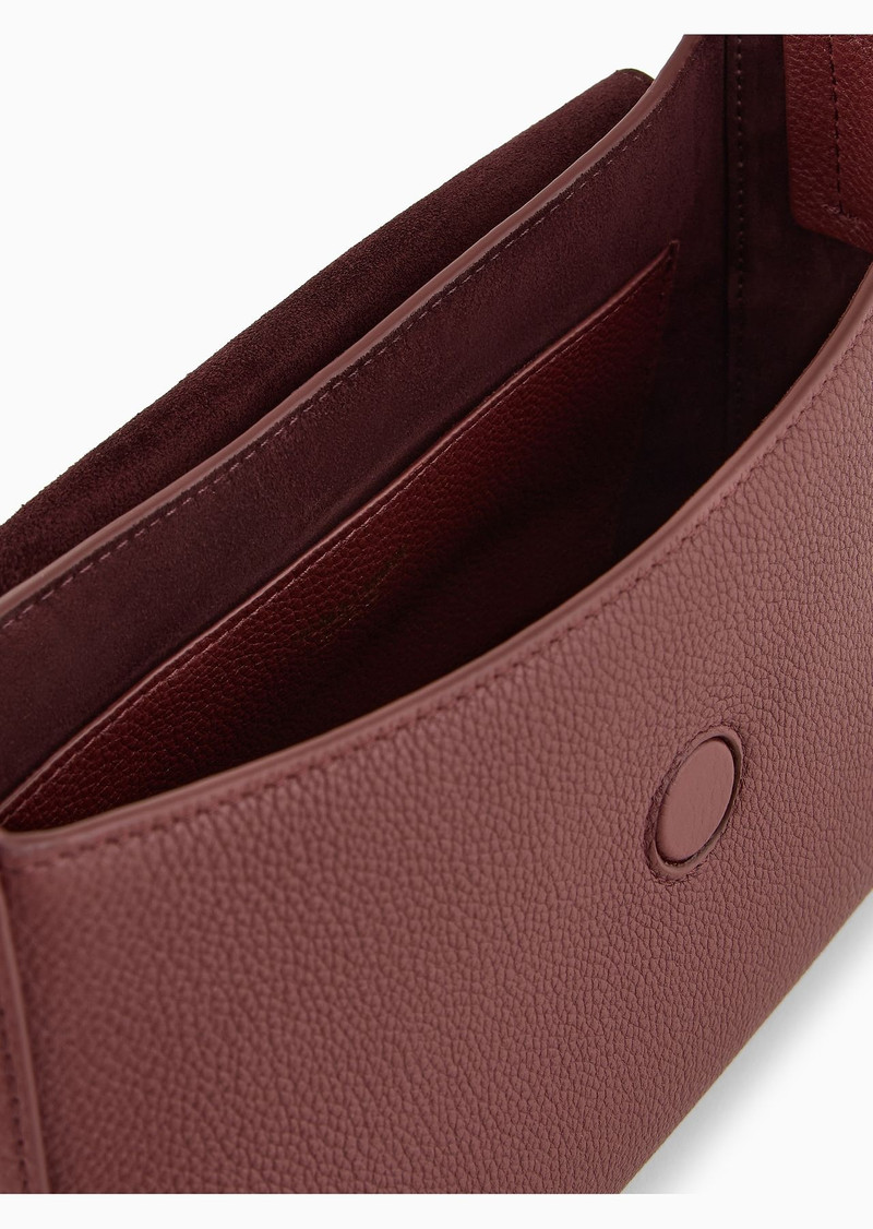 ASV small la Prima Soft pebbled leather handbag 4