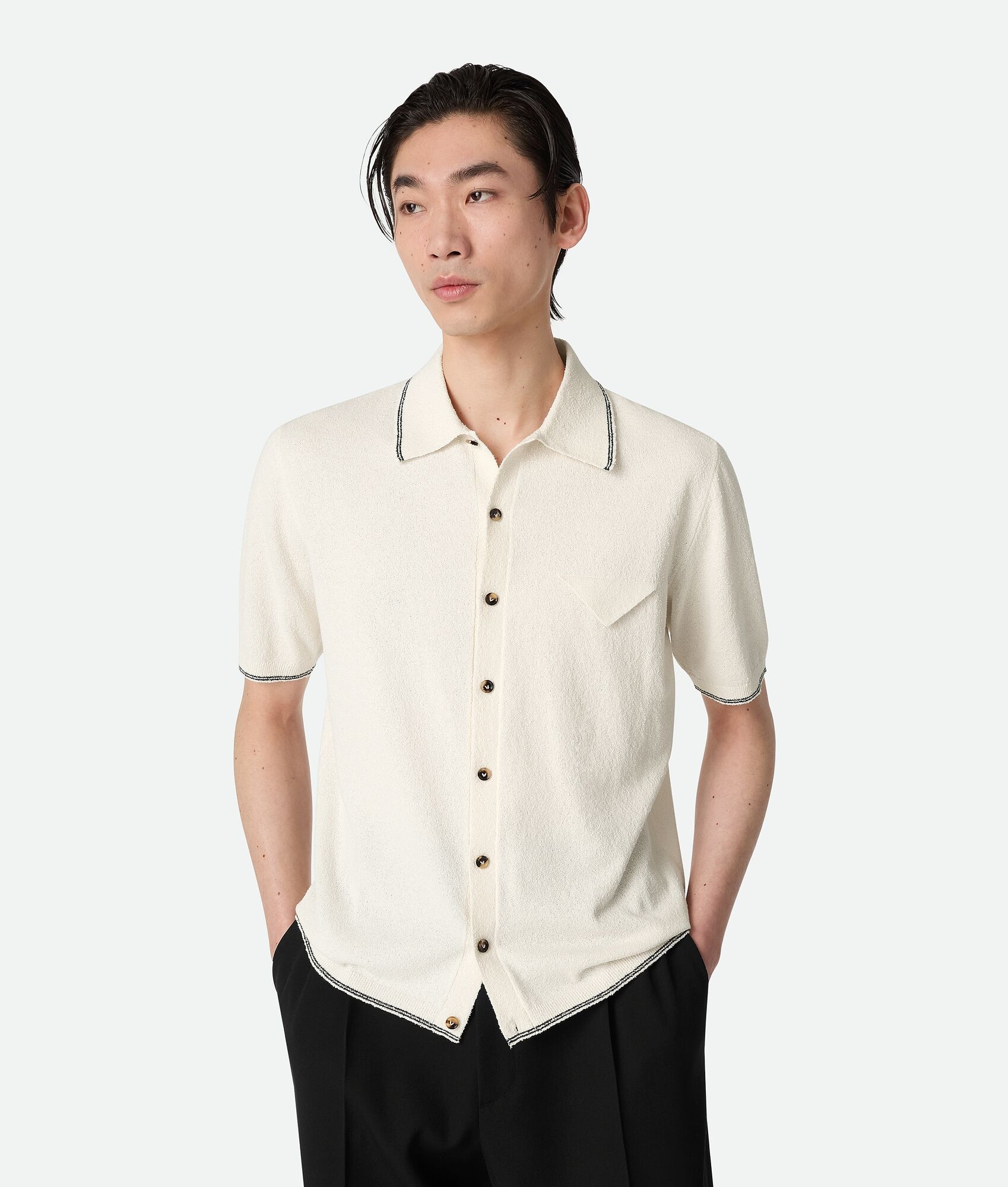 Cotton Bouclé Shirt - 1