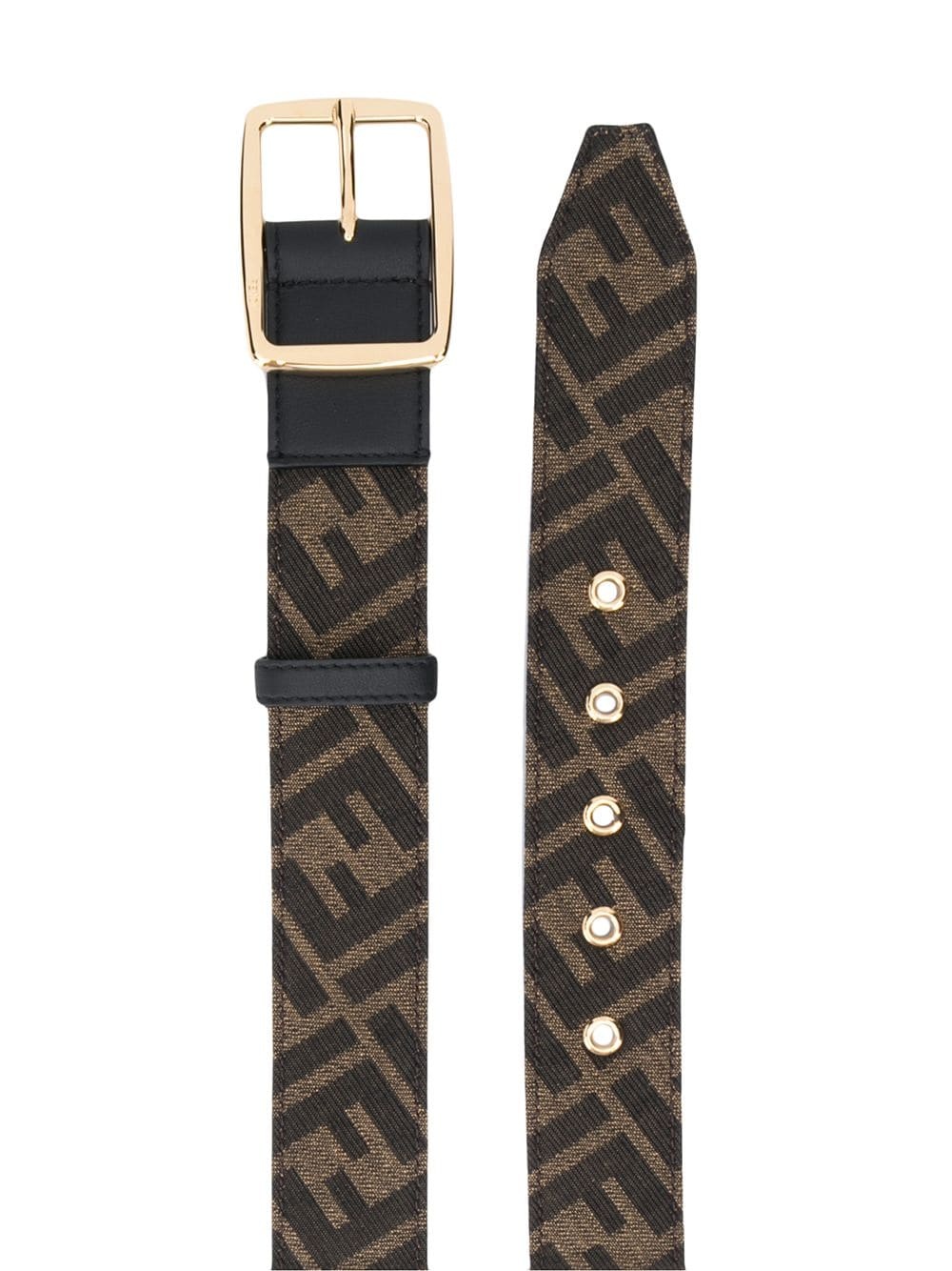 FF motif buckle belt - 2