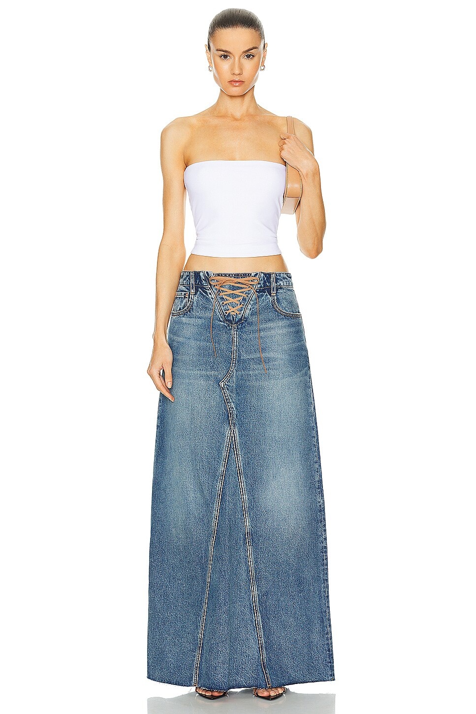 Indira Laced Maxi Skirt - 4