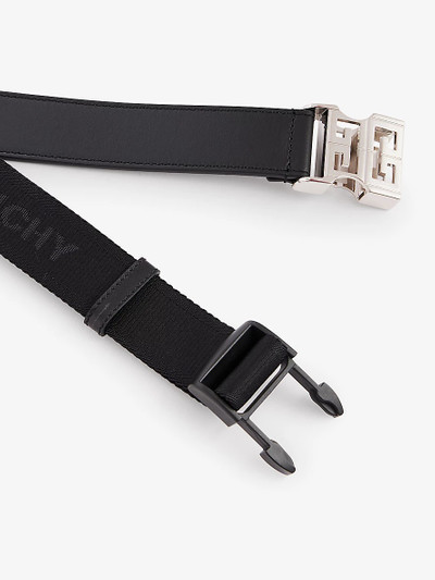 Givenchy Branded-buckle woven belt outlook