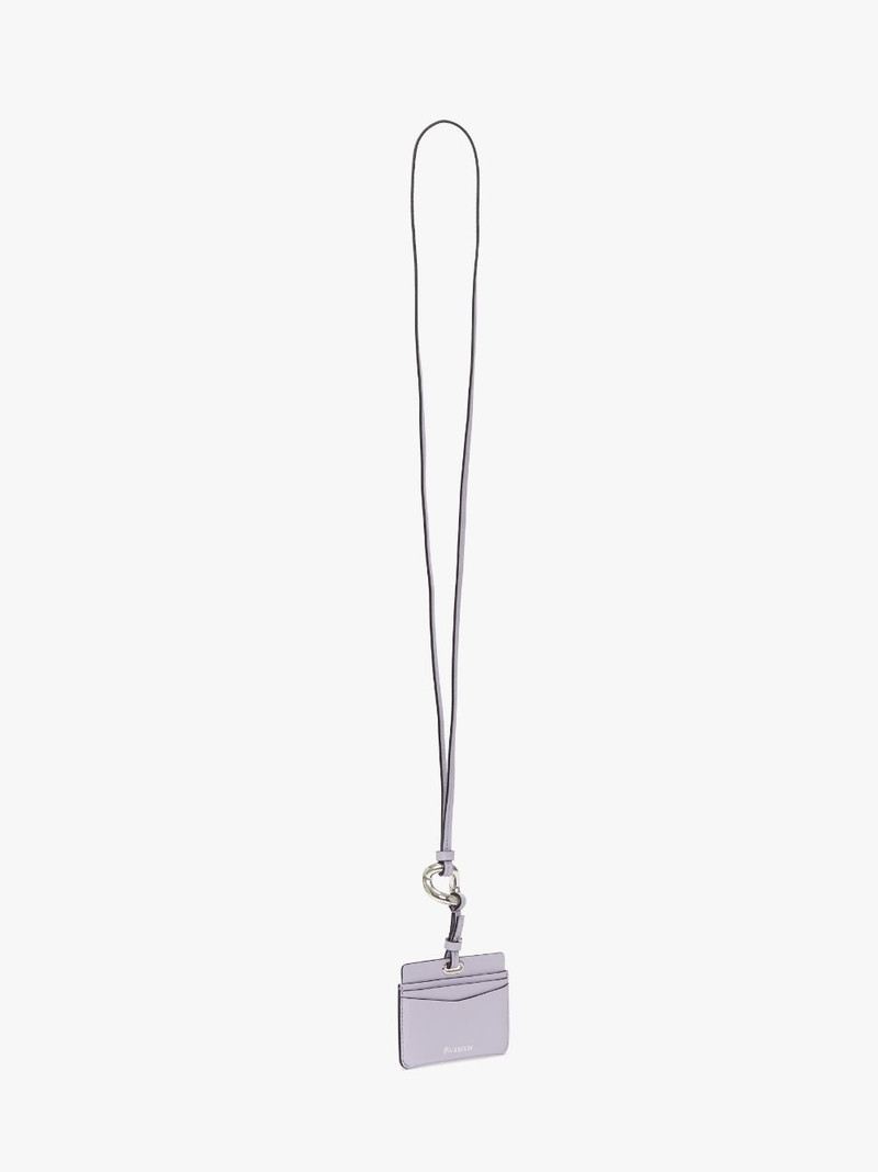 JW Anderson LEATHER CARDHOLDER WITH CHAIN LINK STRAP outlook