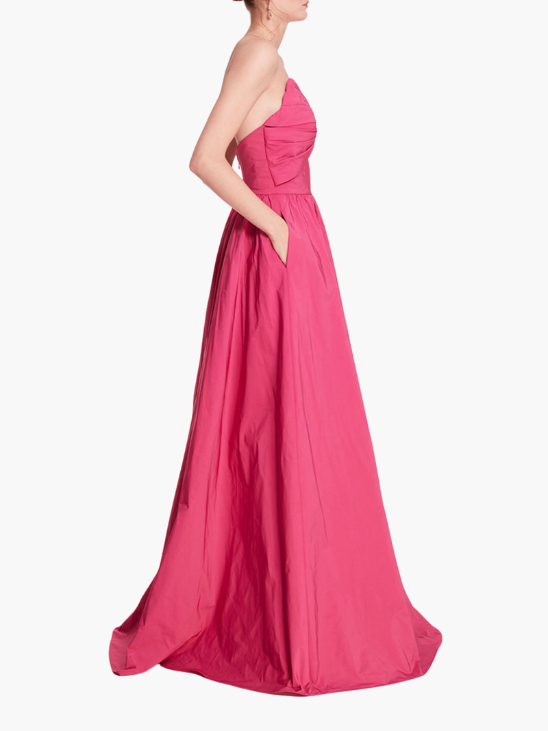 PLEATED TAFFETA GOWN 3