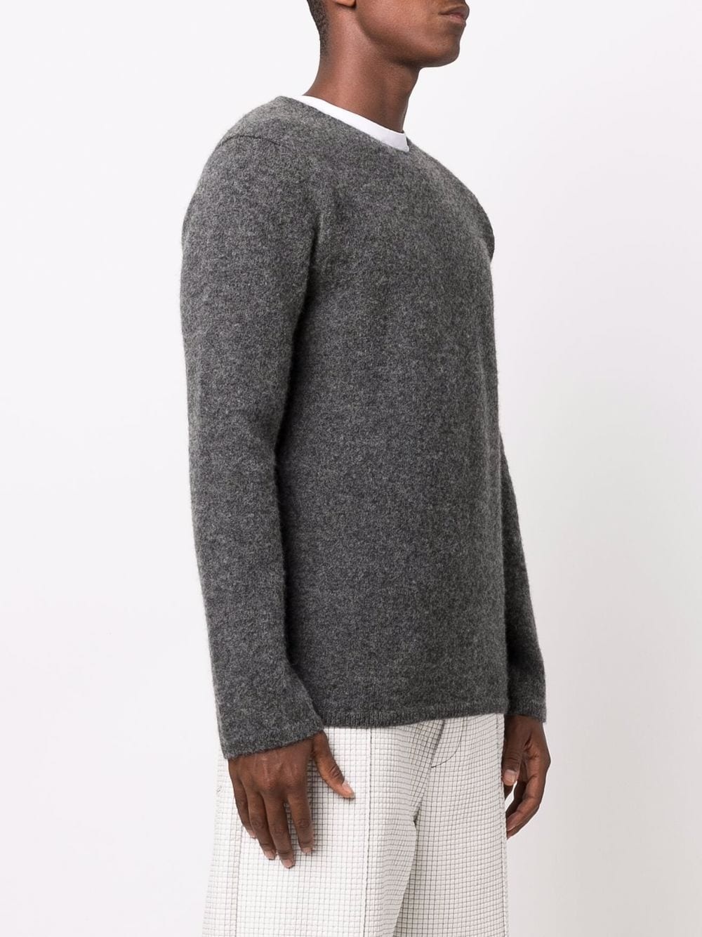 crew-neck wool jumper - 3