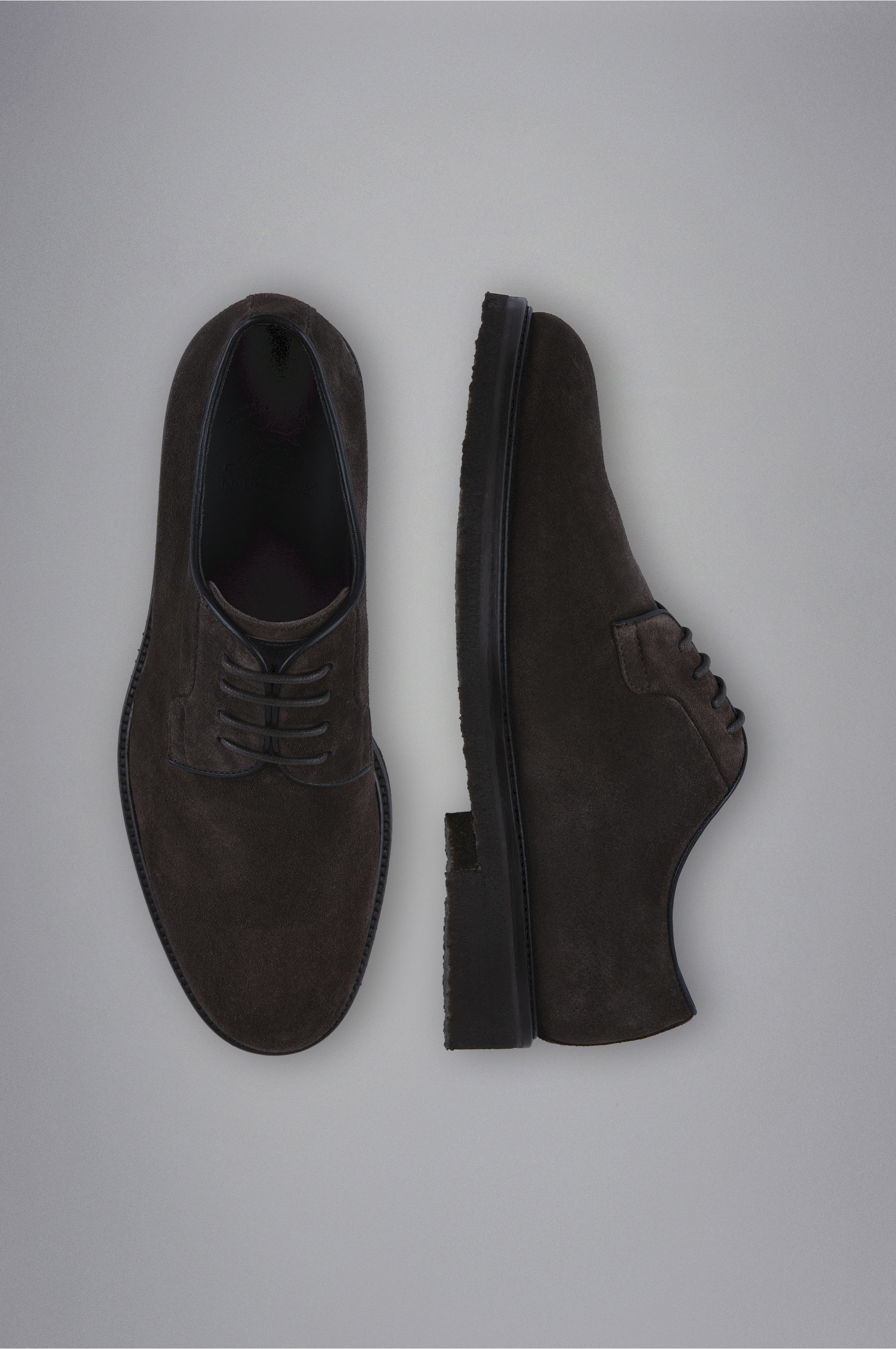 SUEDE DERBY SHOES - 2