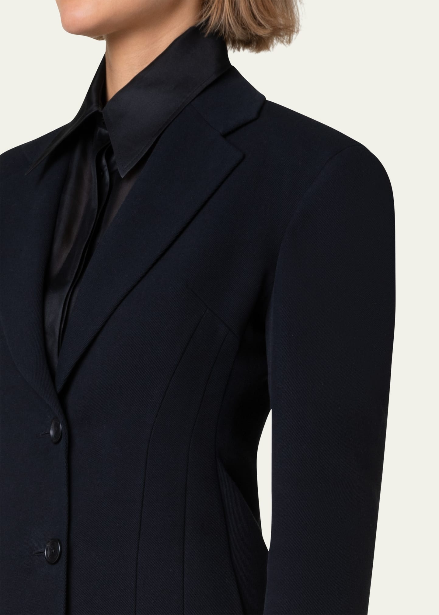 Walker Double-Face Cotton Blazer Jacket - 5