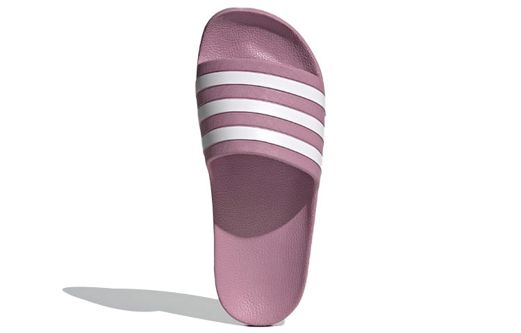 (WMNS) adidas Adilette Aqua Slide 'Cherry Metallic White' FY8107 - 6