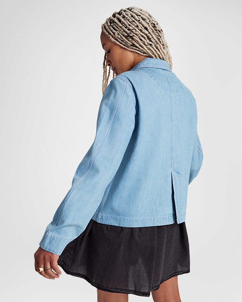 Denim Work Coat - 3