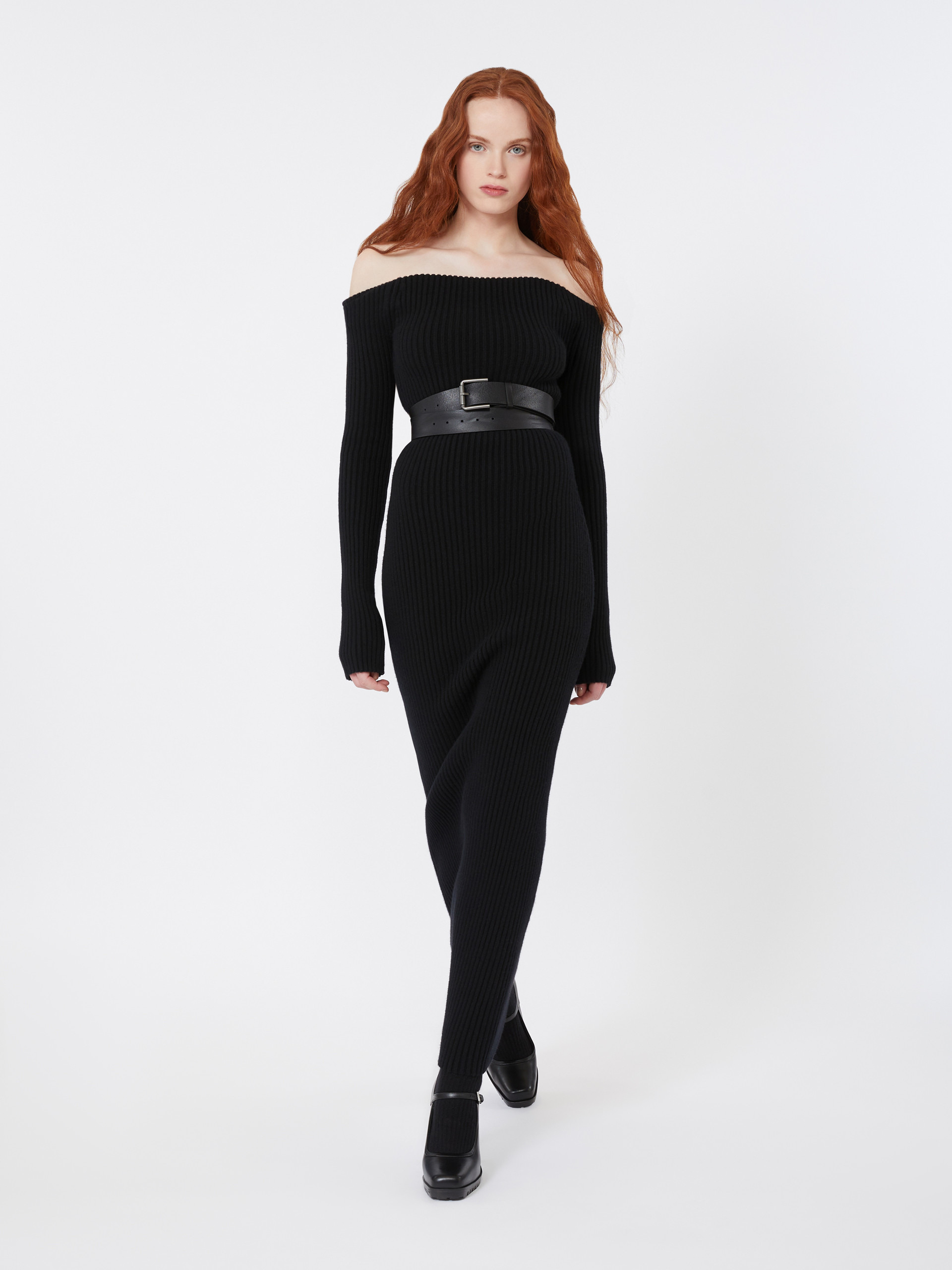 ARNES1234 Wool and cashmere sheath dress - 2
