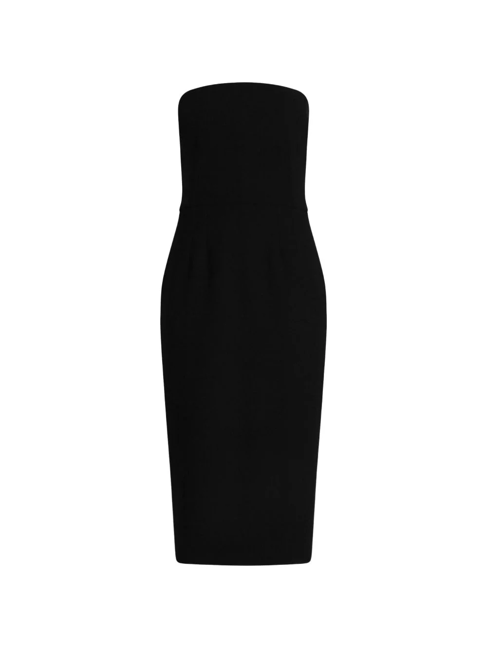 wool crepe midi dress - 1