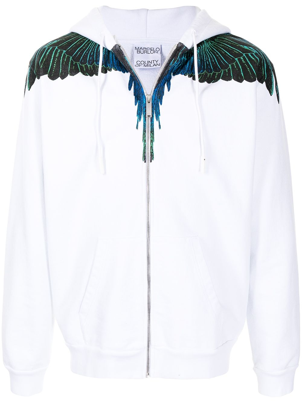 Wings-print hoodie - 1