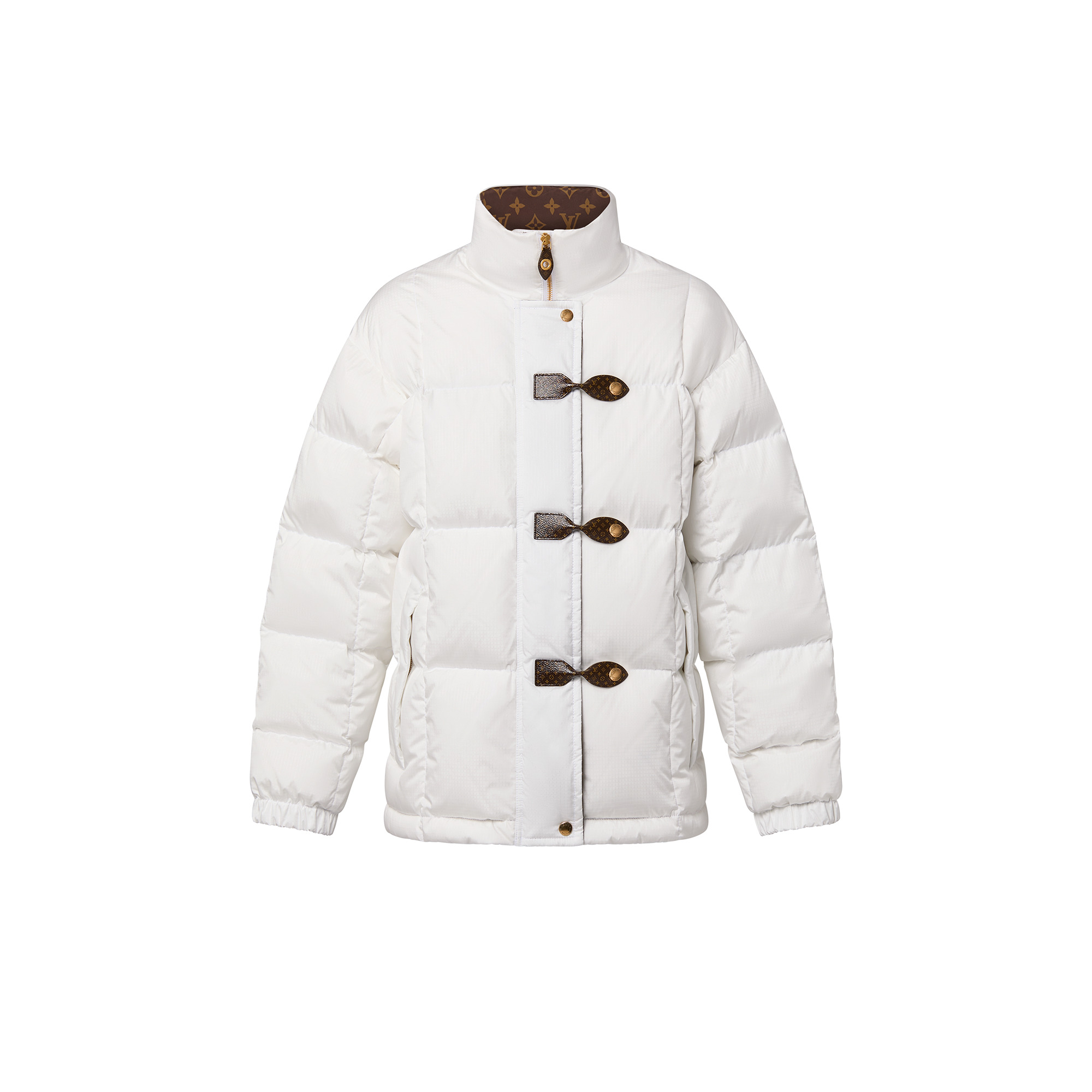 Monogram Accent Pillow Puffer Jacket - 1