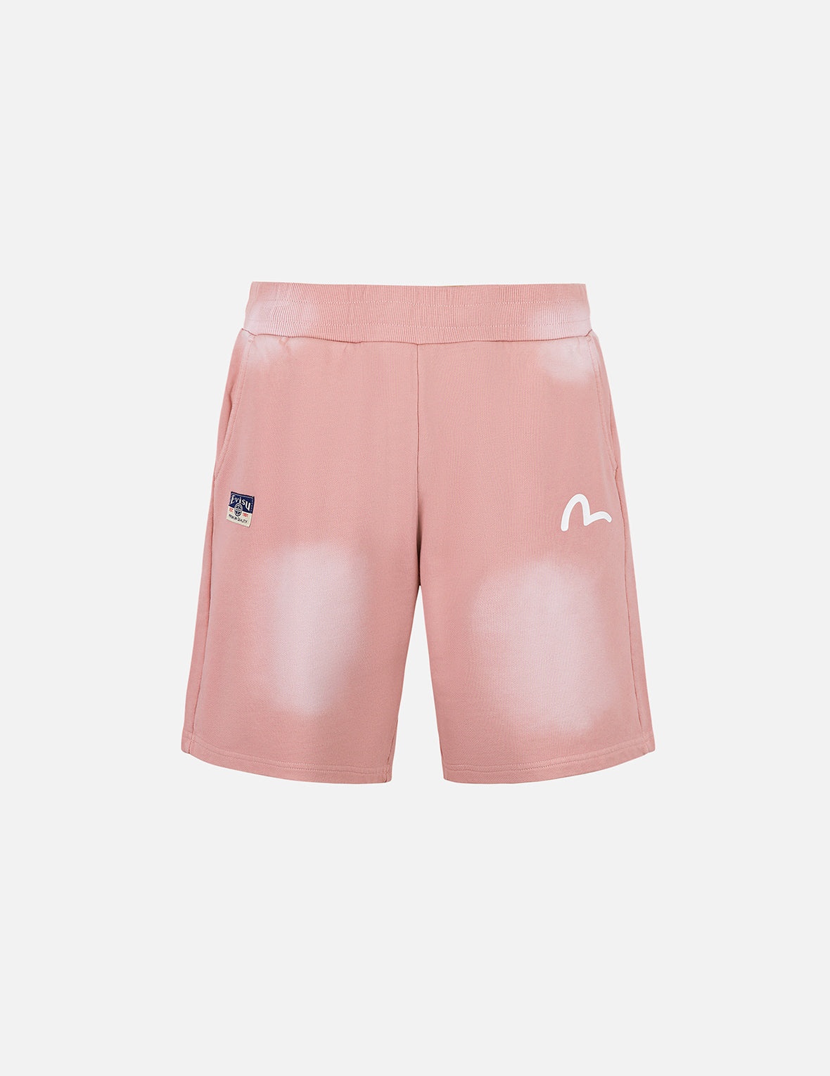 Logo Appliqué Embroidery Heavy Washed Fashion Fit Sweatshorts - 2