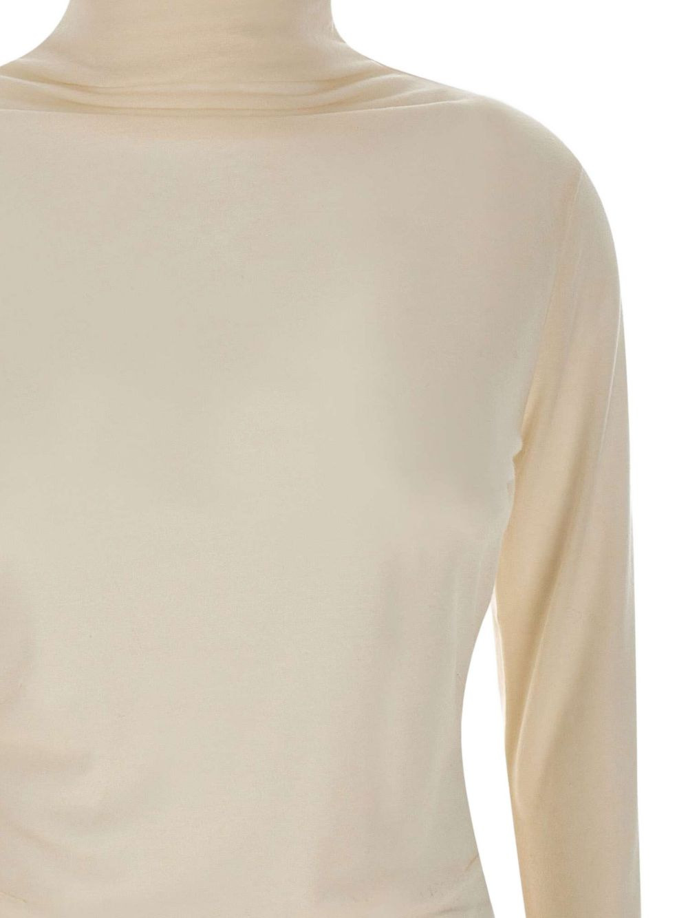 high-neck long-sleeve sweater - 4