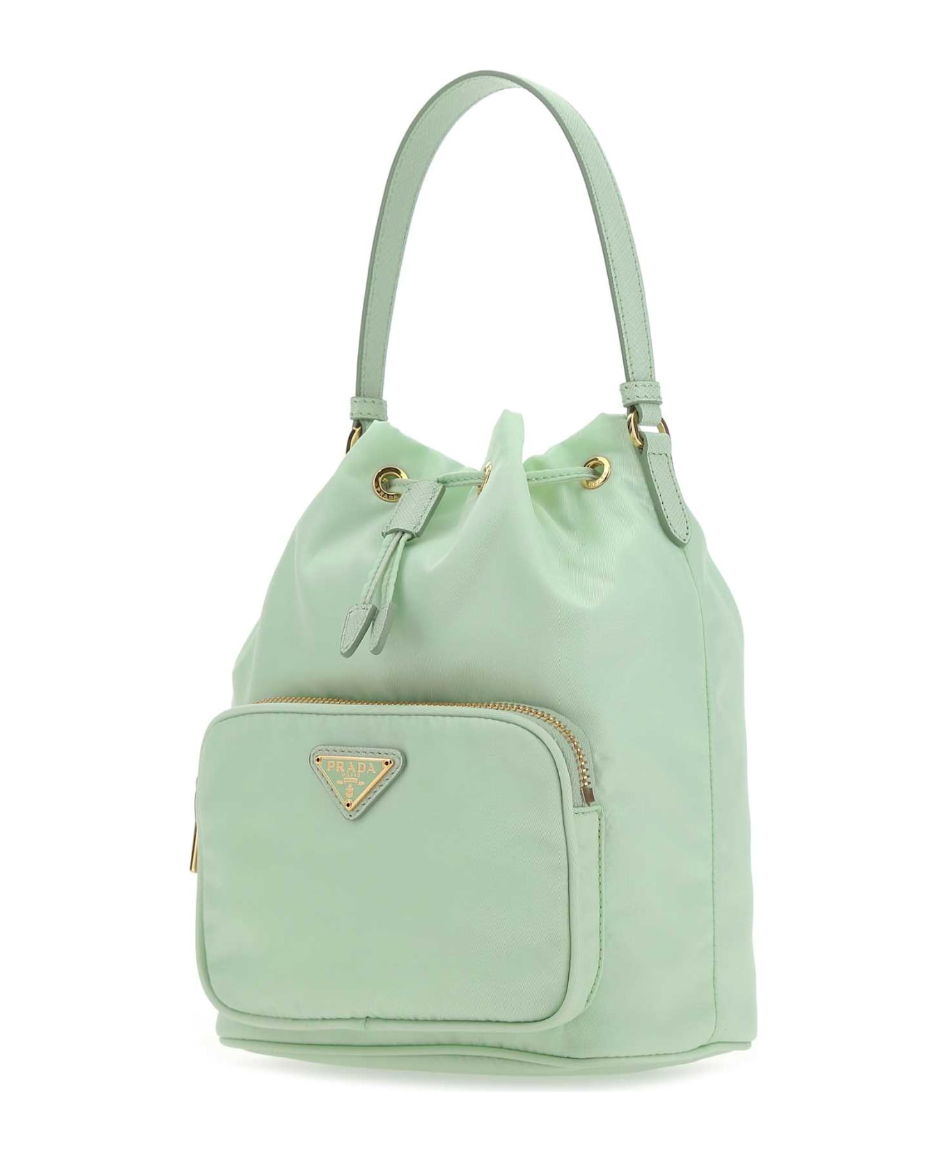 Pastel Green Re-nylon Bucket Bag - 2