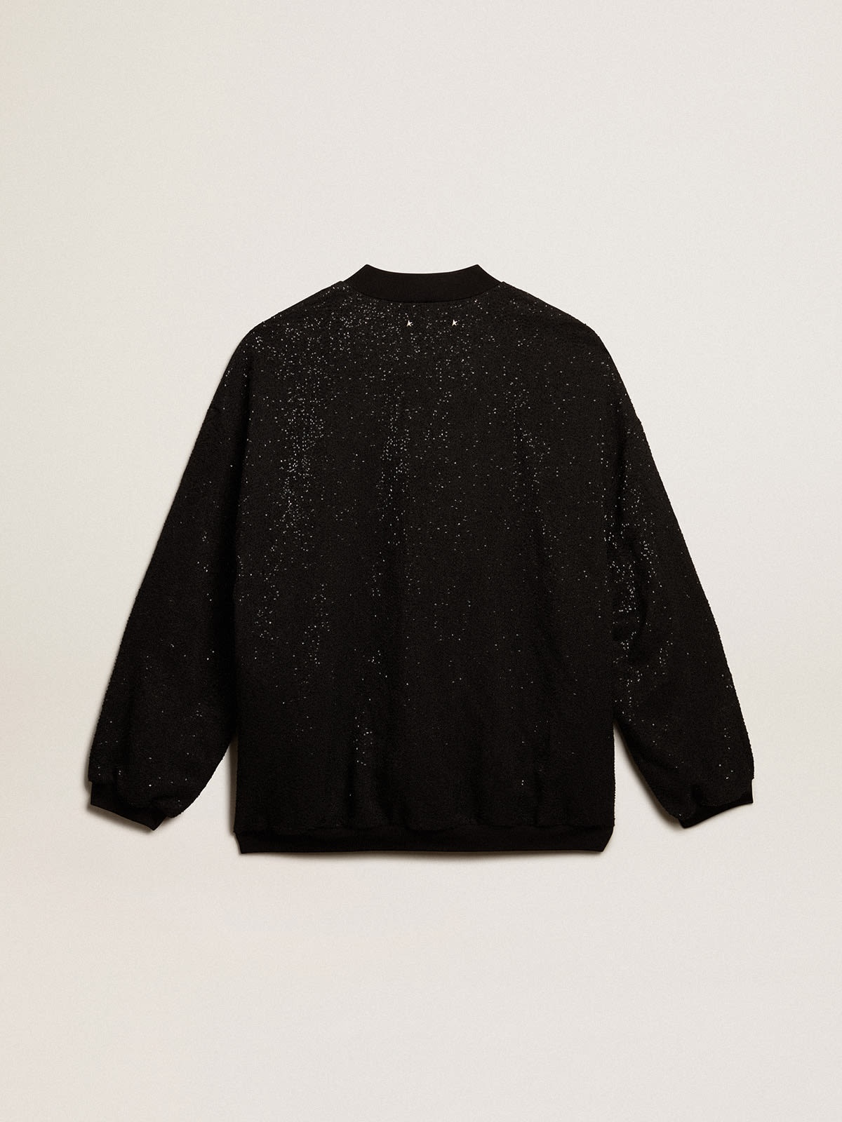 Men’s black sequined cardigan-jacket - 6