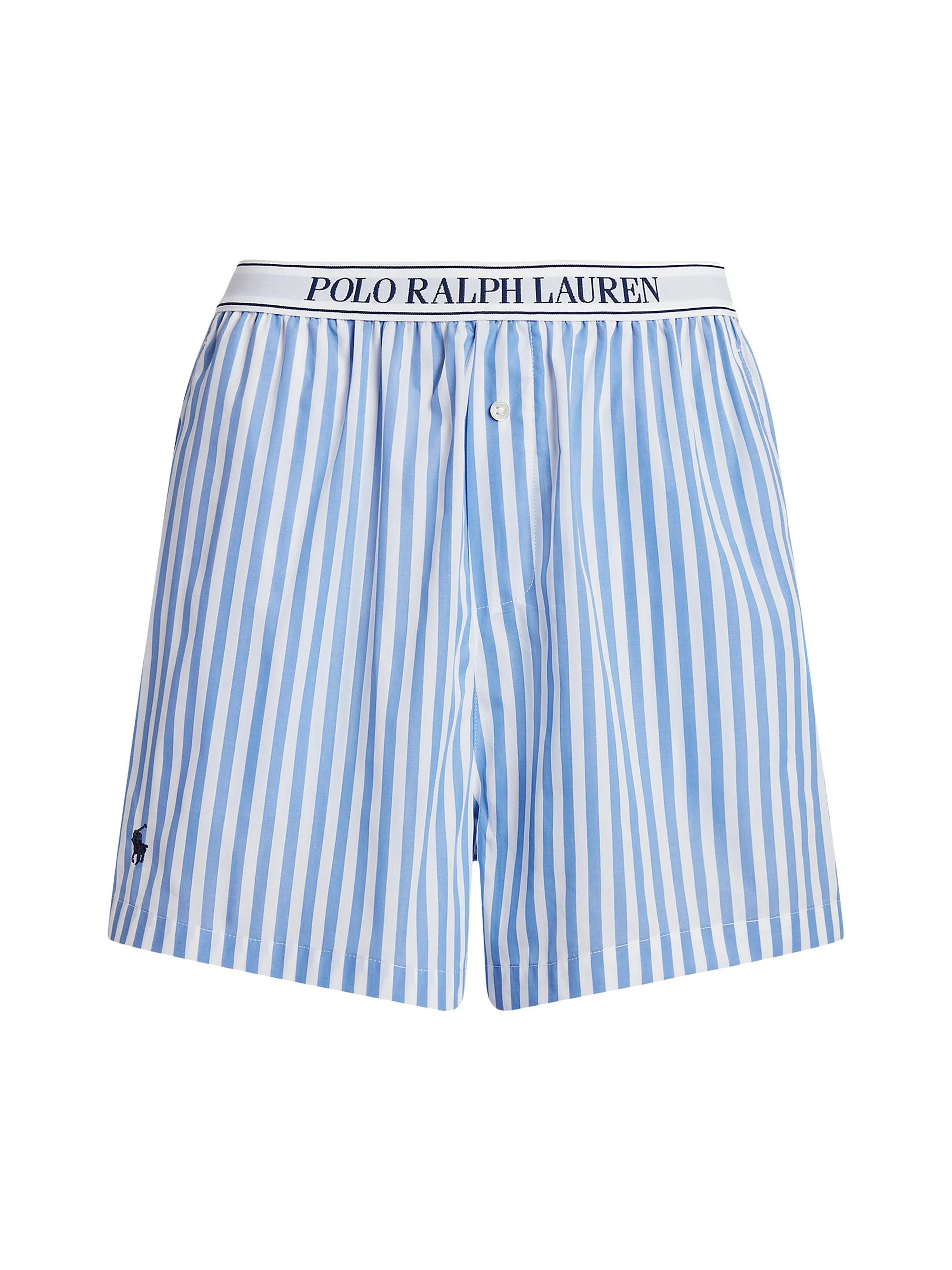 Women's Striped Logo Boxers - Wide Stripes - 1