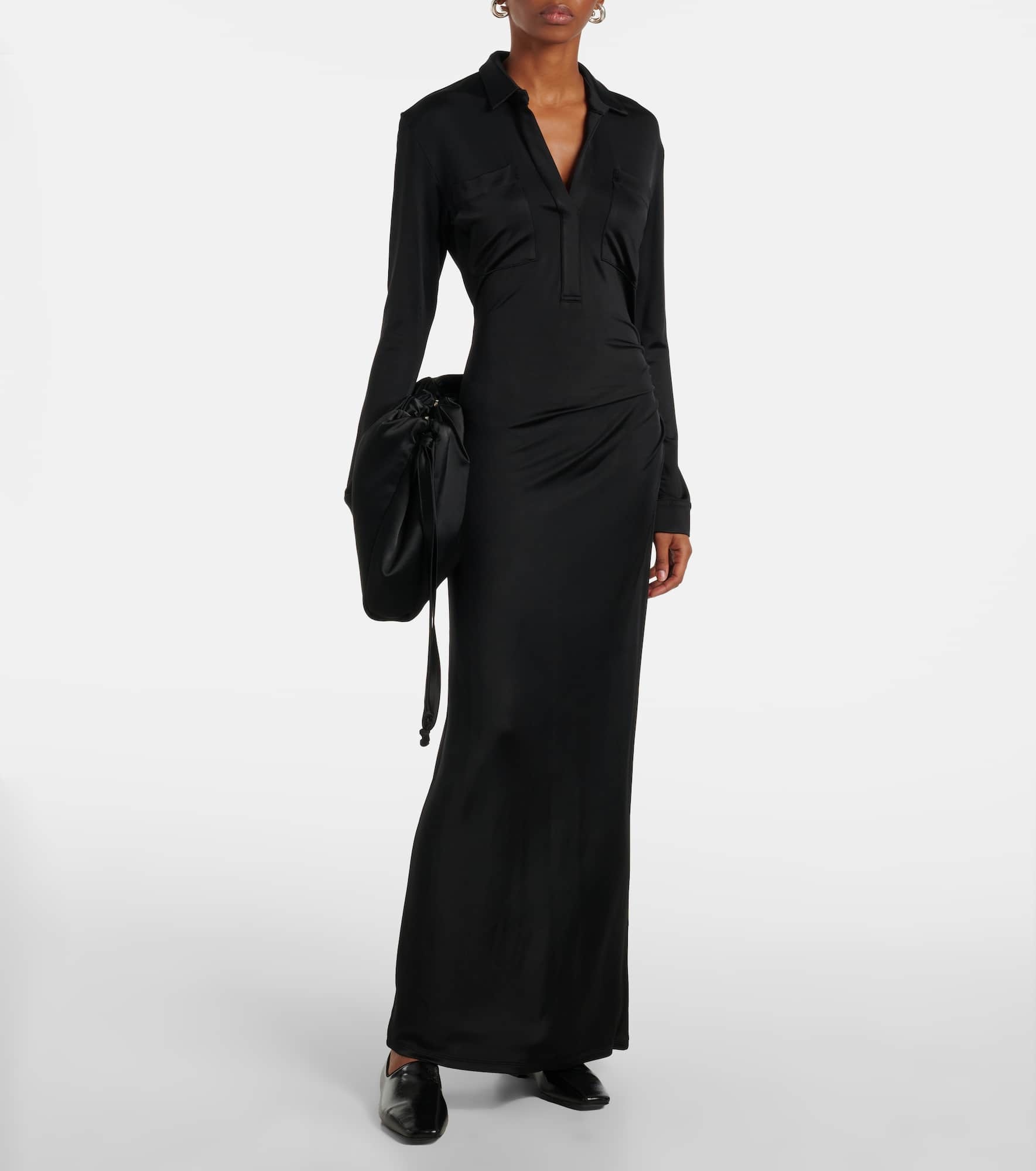 Iana V-neck maxi dress - 2