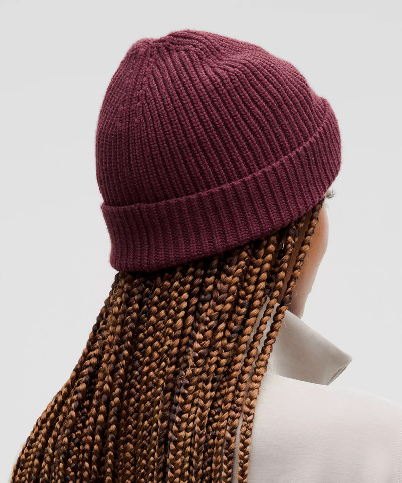 Close-Fit Wool-Blend Ribbed Knit Beanie 3