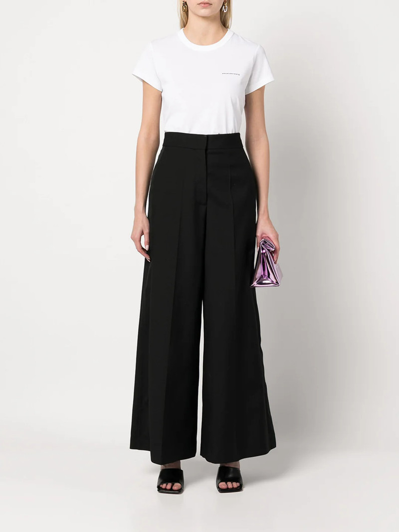 alexanderwang.t Shrunken Tee In High Twist Jersey outlook