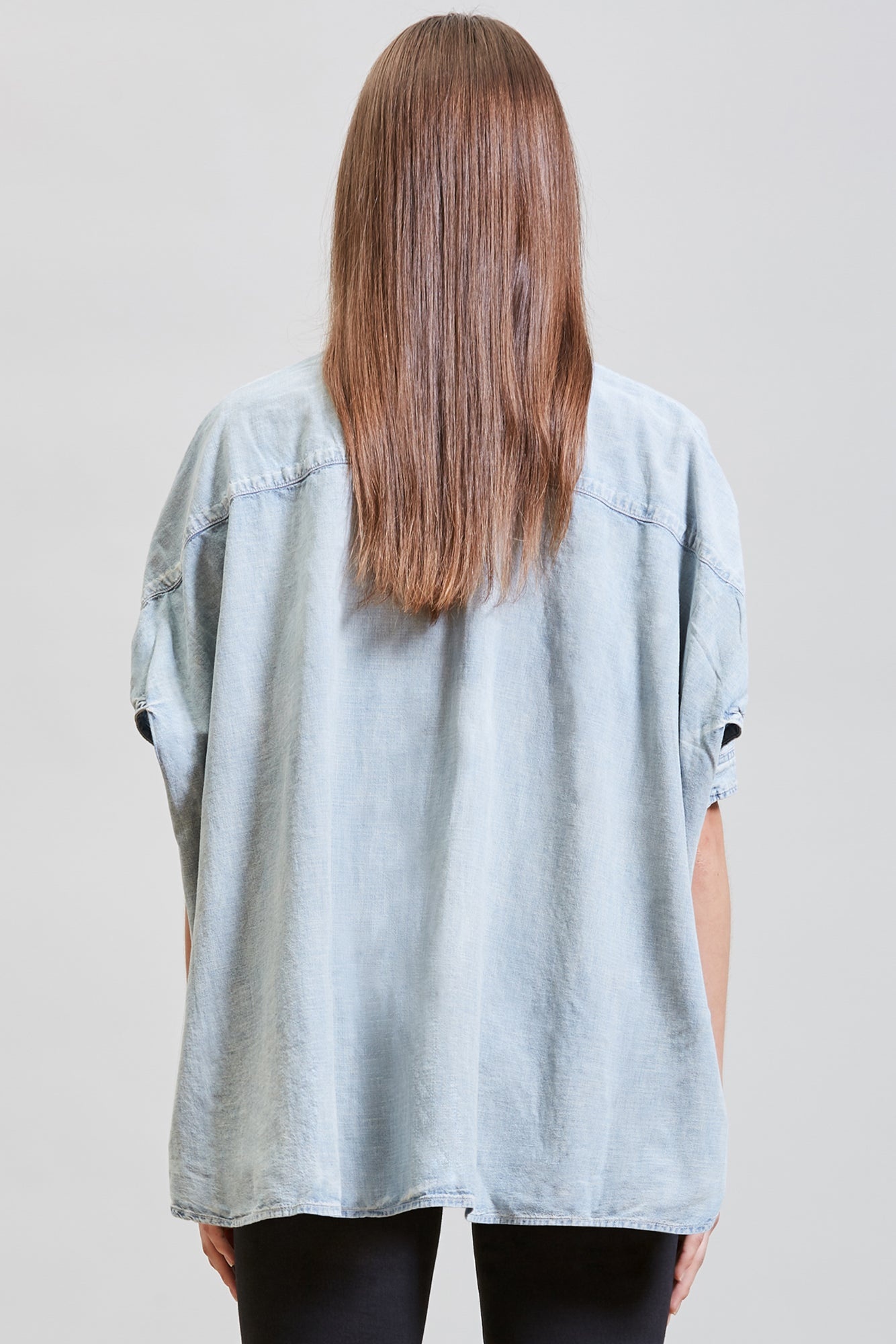 OVERSIZED BOXY BUTTON UP SHIRT - SOMERSET | R13 - 6