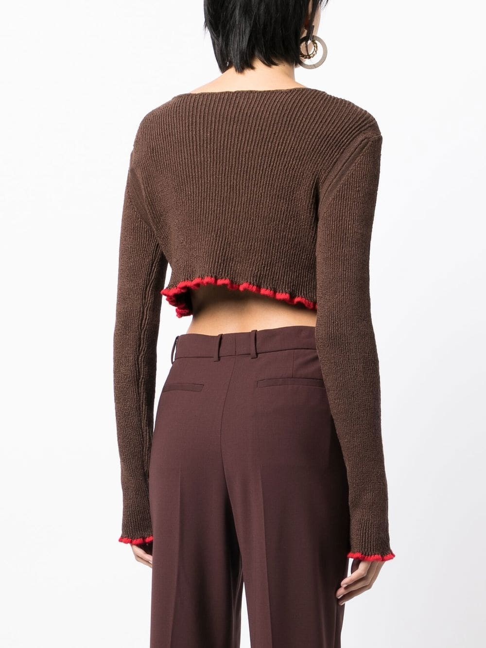 La maille Santon cropped jumper - 4