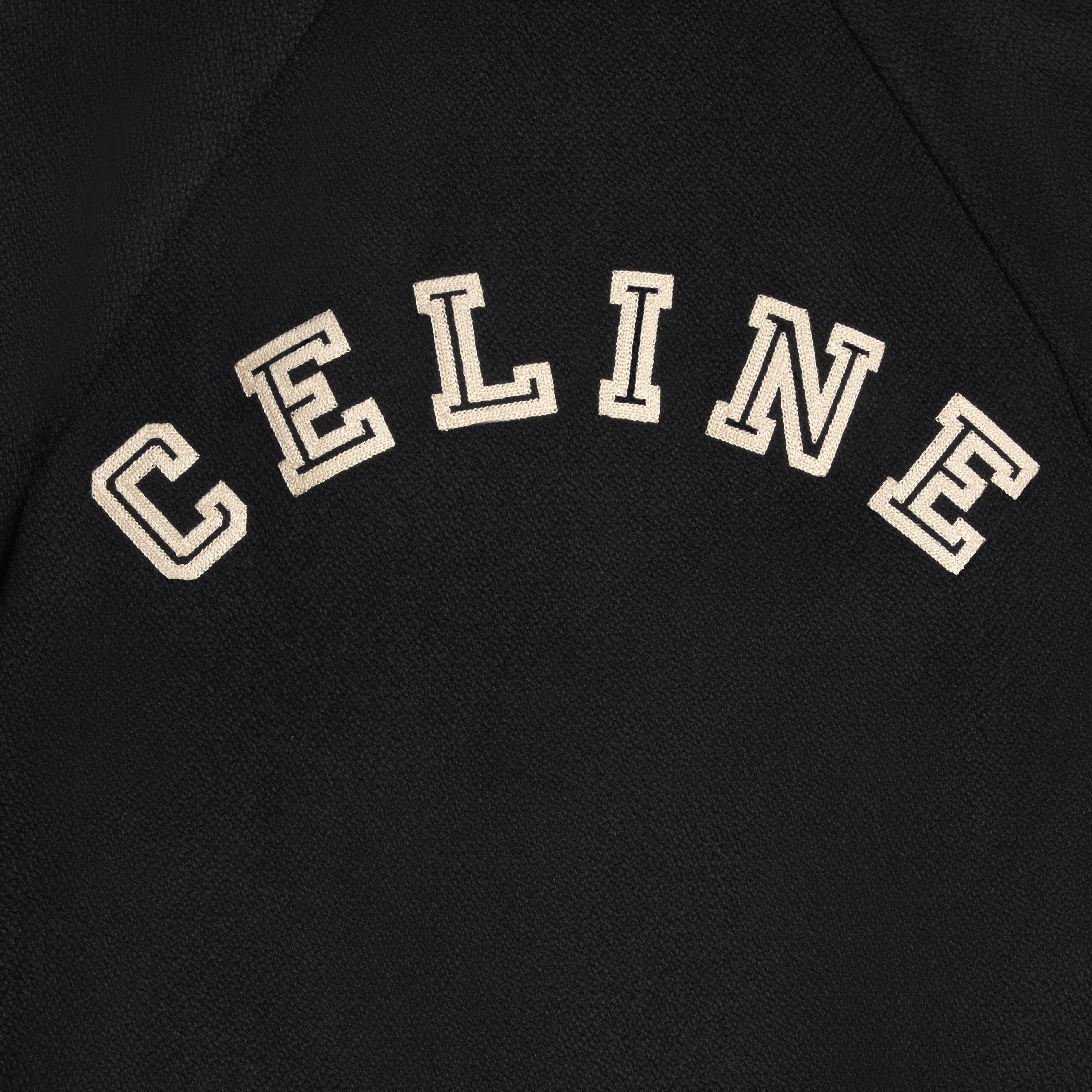 celine teddy jacket in textured wool - 5