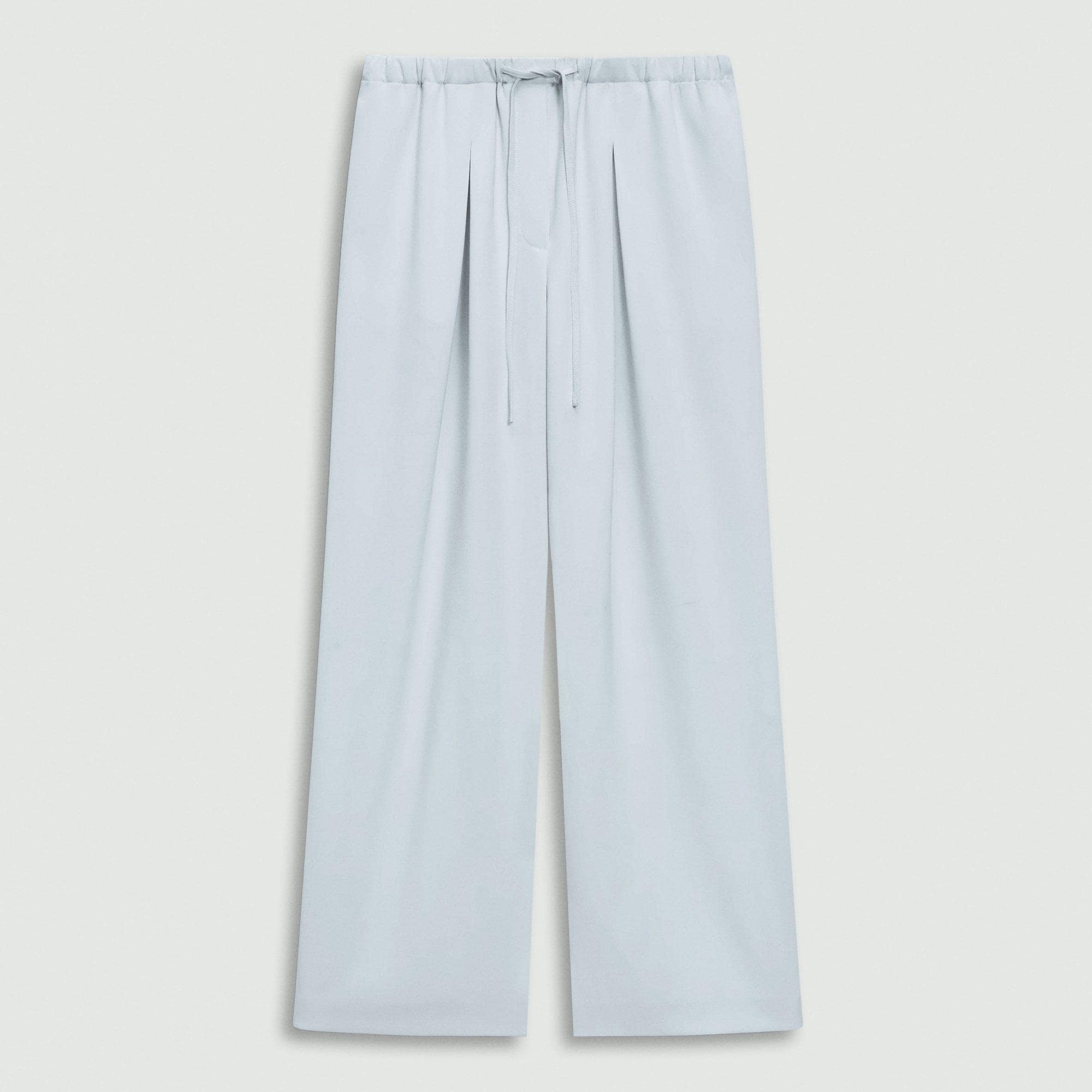 Pleated Pull-On Pant in Admiral Crepe - 1