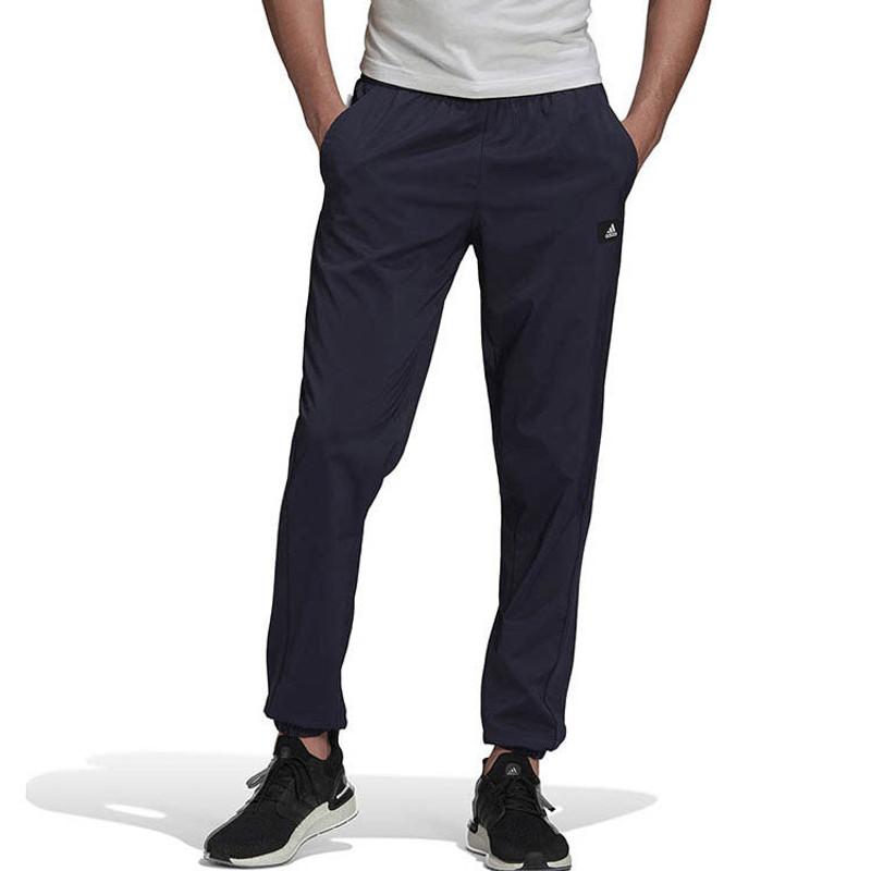 adidas Men's adidas Training Series Solid Color Logo Printing Bundle Feet Casual Sports Pants/Trousers/Jogg outlook