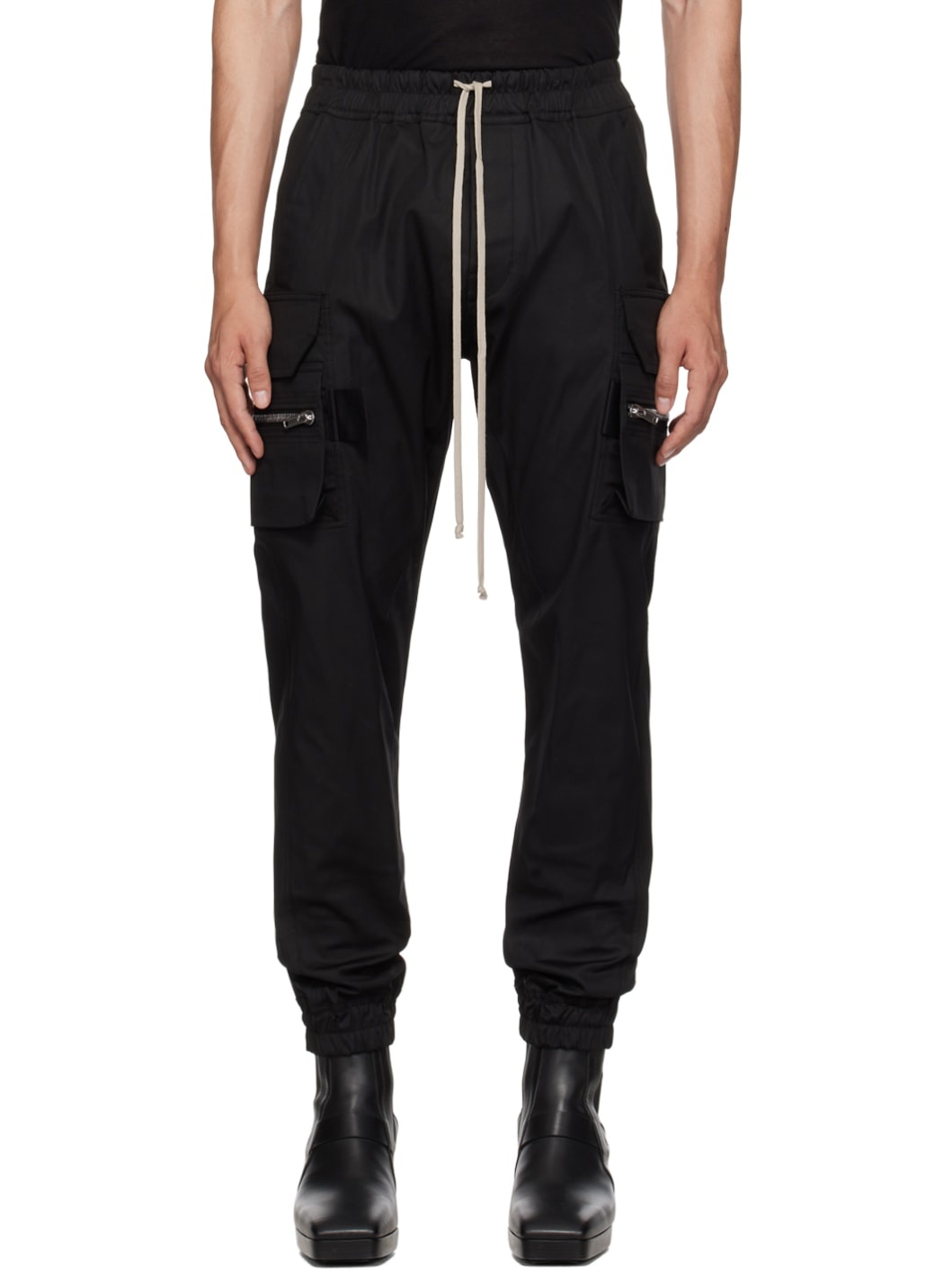 Black Mastodon Cargo Pants - 1