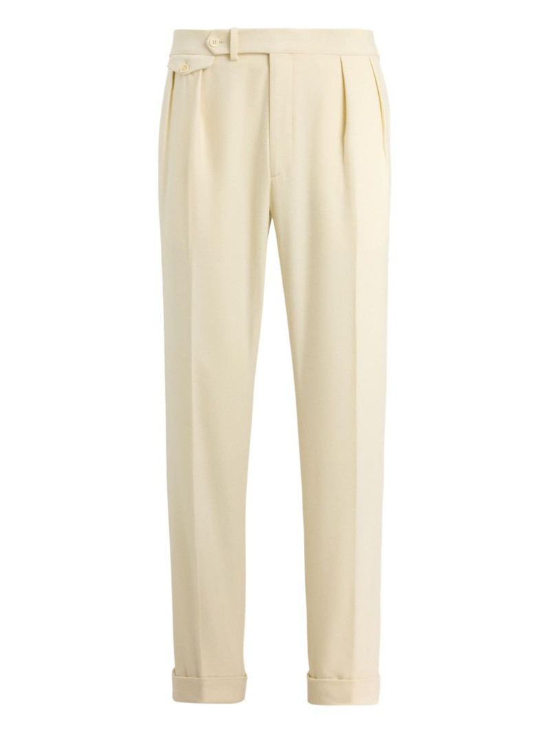 pleated wool trousers 1