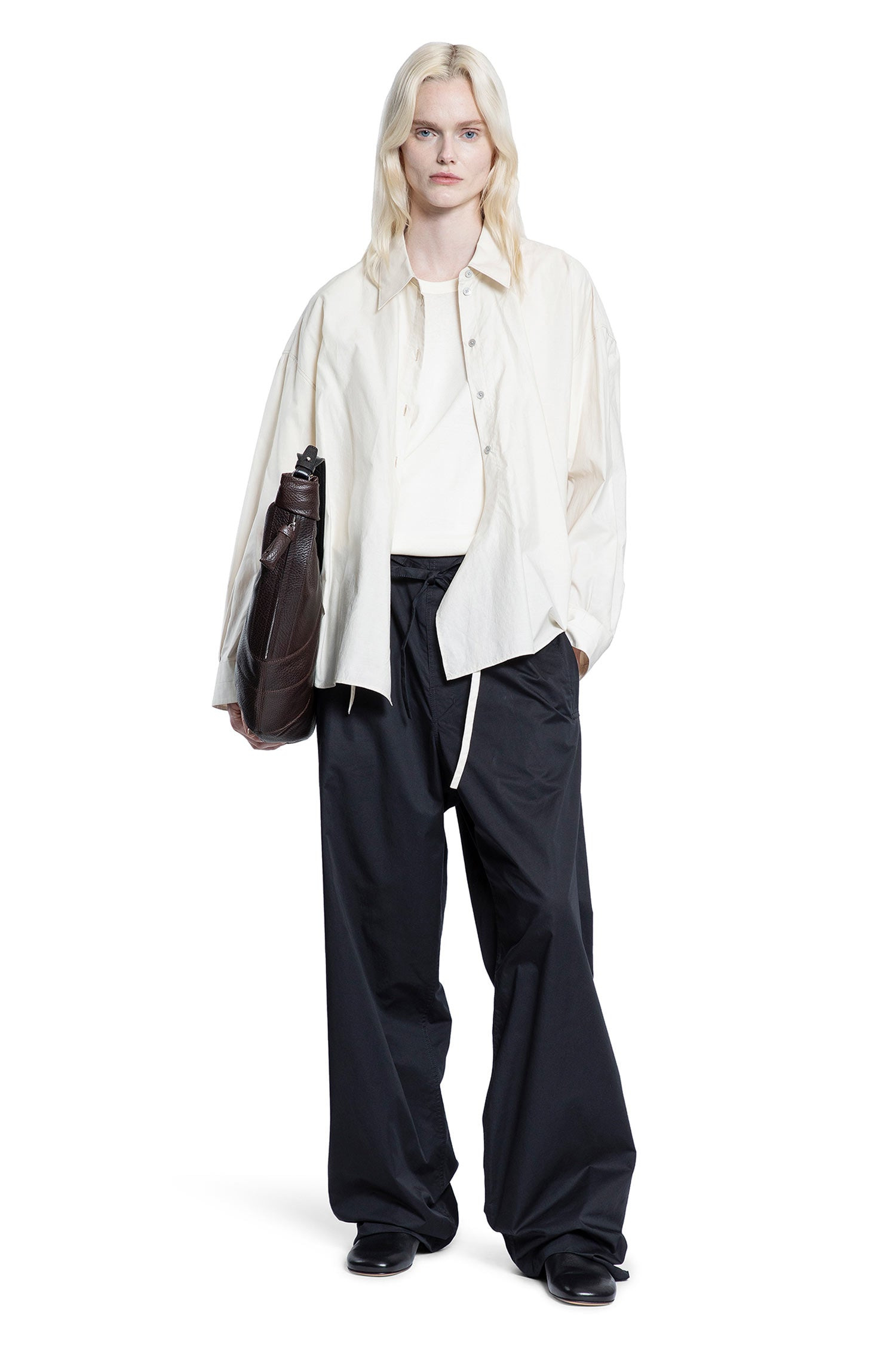 Straight-Collar-Twisted-Shirt - 4